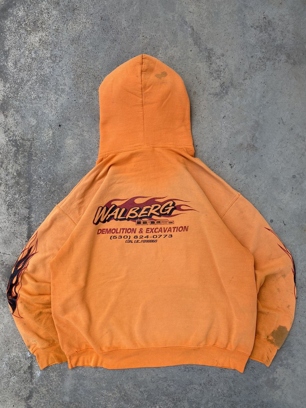 Harley Davidson Crazy Vintage Flame Harley Styled Boxy Hoodie Size US L / EU 52-54 / 3 - 3 Thumbnail