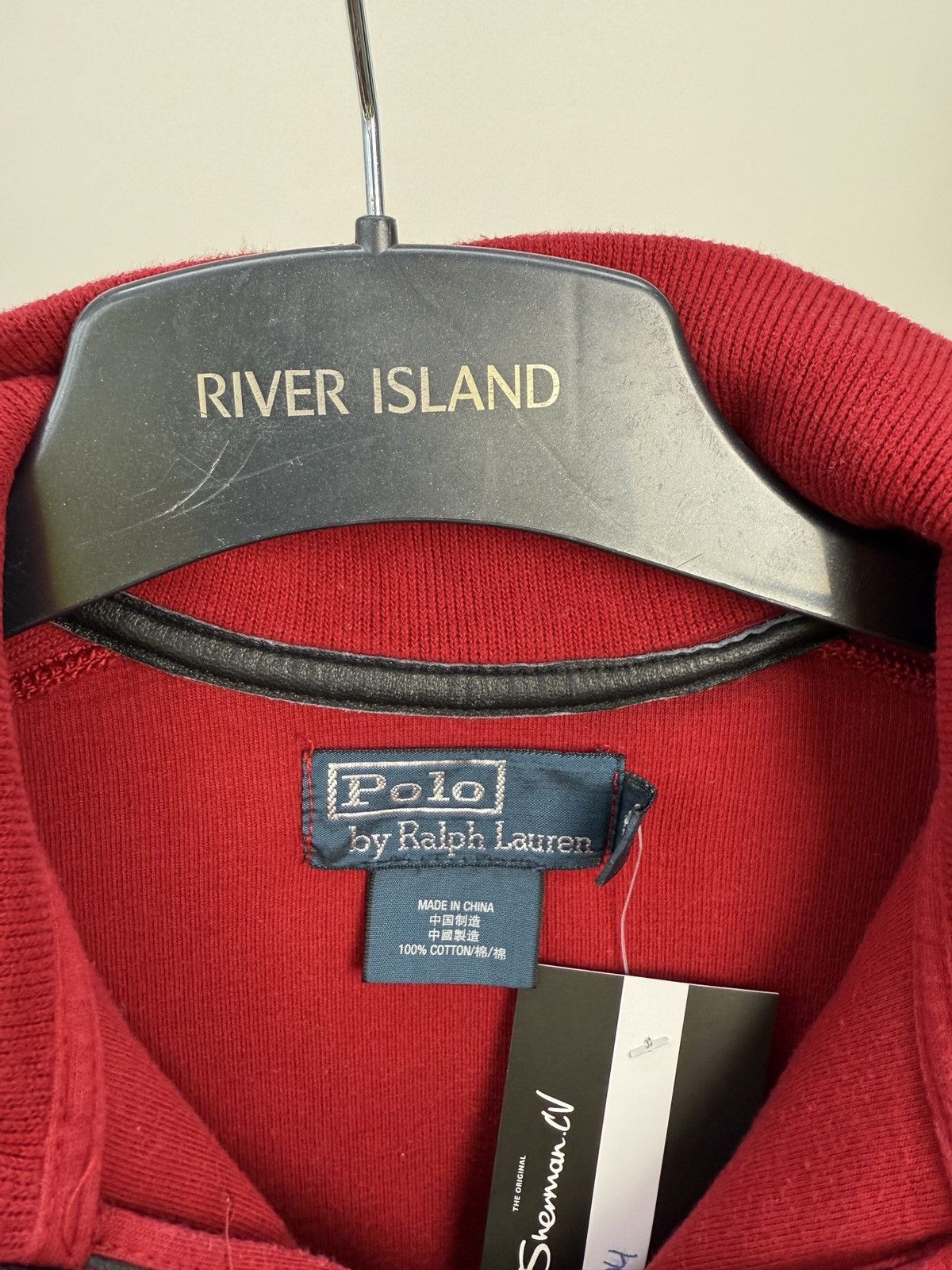 Polo Ralph Lauren Vintage Polo Ralph Lauren Half Zip Sweater Red Size US M / EU 48-50 / 2 - 5 Thumbnail