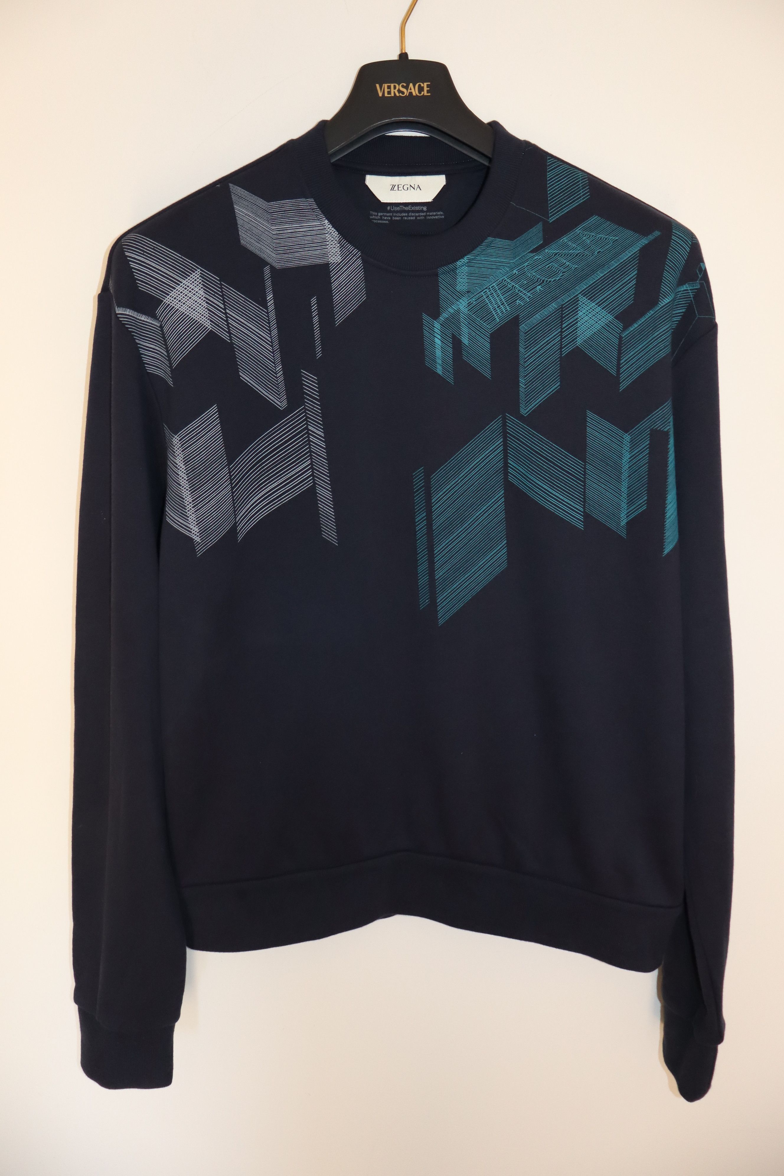 Z Zegna Logo print sweatshirt Size US XL / EU 56 / 4 - 1 Thumbnail