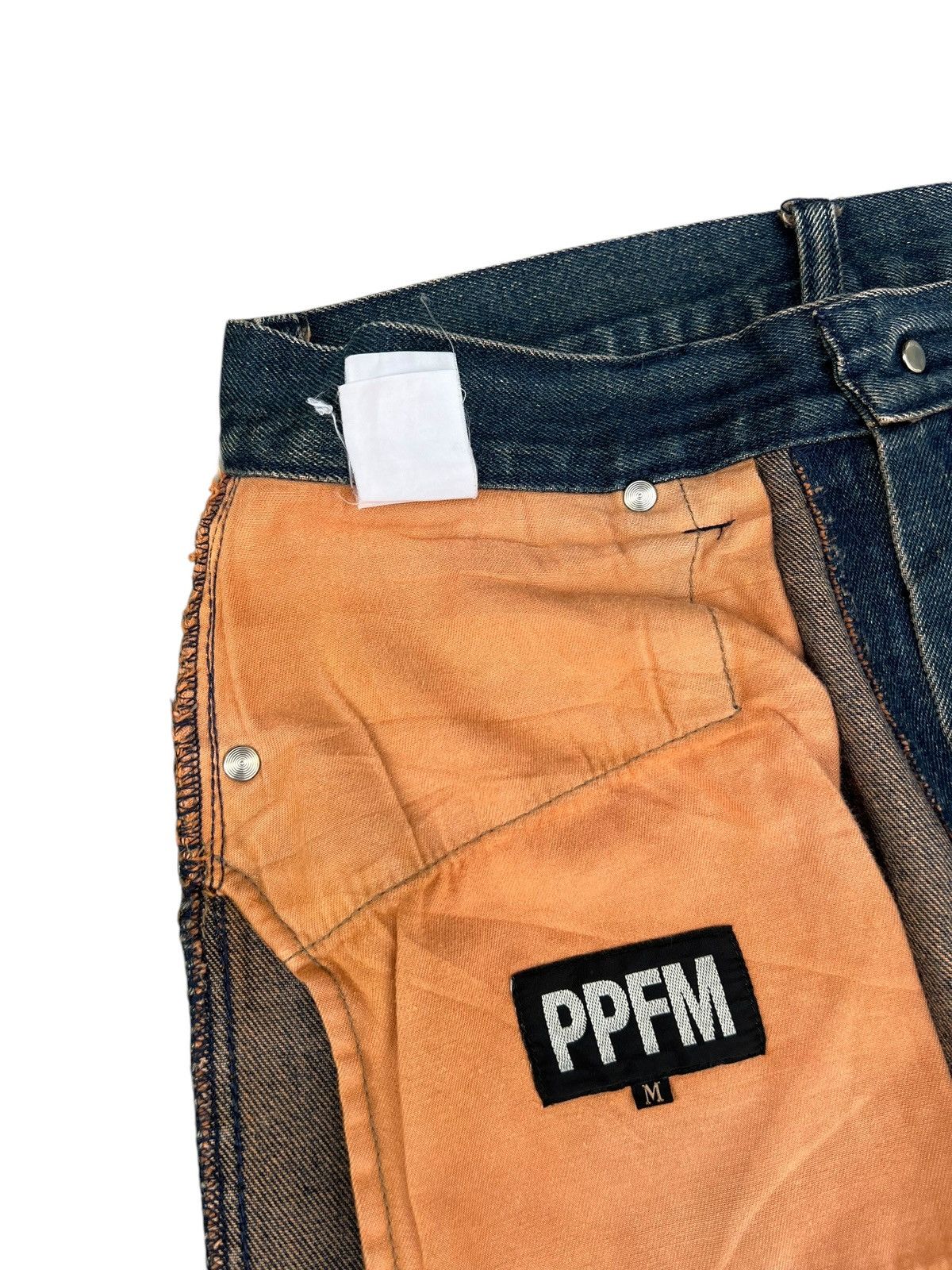 PPFM Vintage PPFM Faded Denim Regular Jeans Size US 31 - 20 Thumbnail
