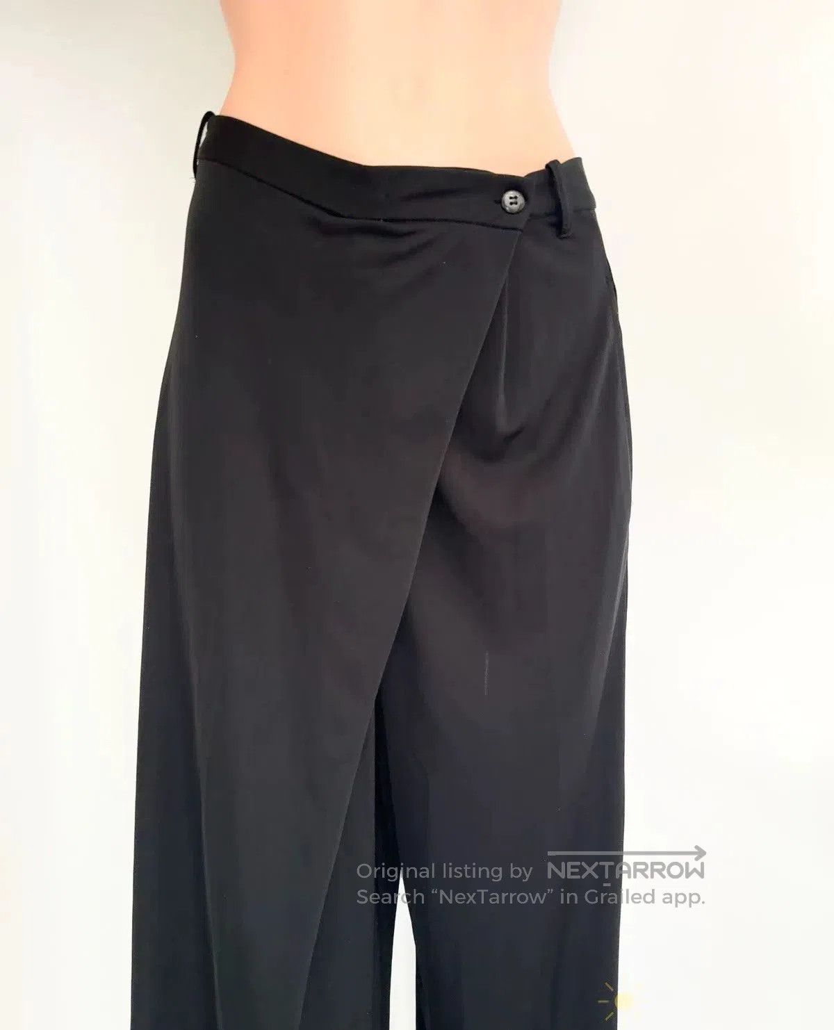 Yohji Yamamoto Yohji Yamamoto 80s Black Trousers. Size US 28 / EU 44 - 2 Thumbnail