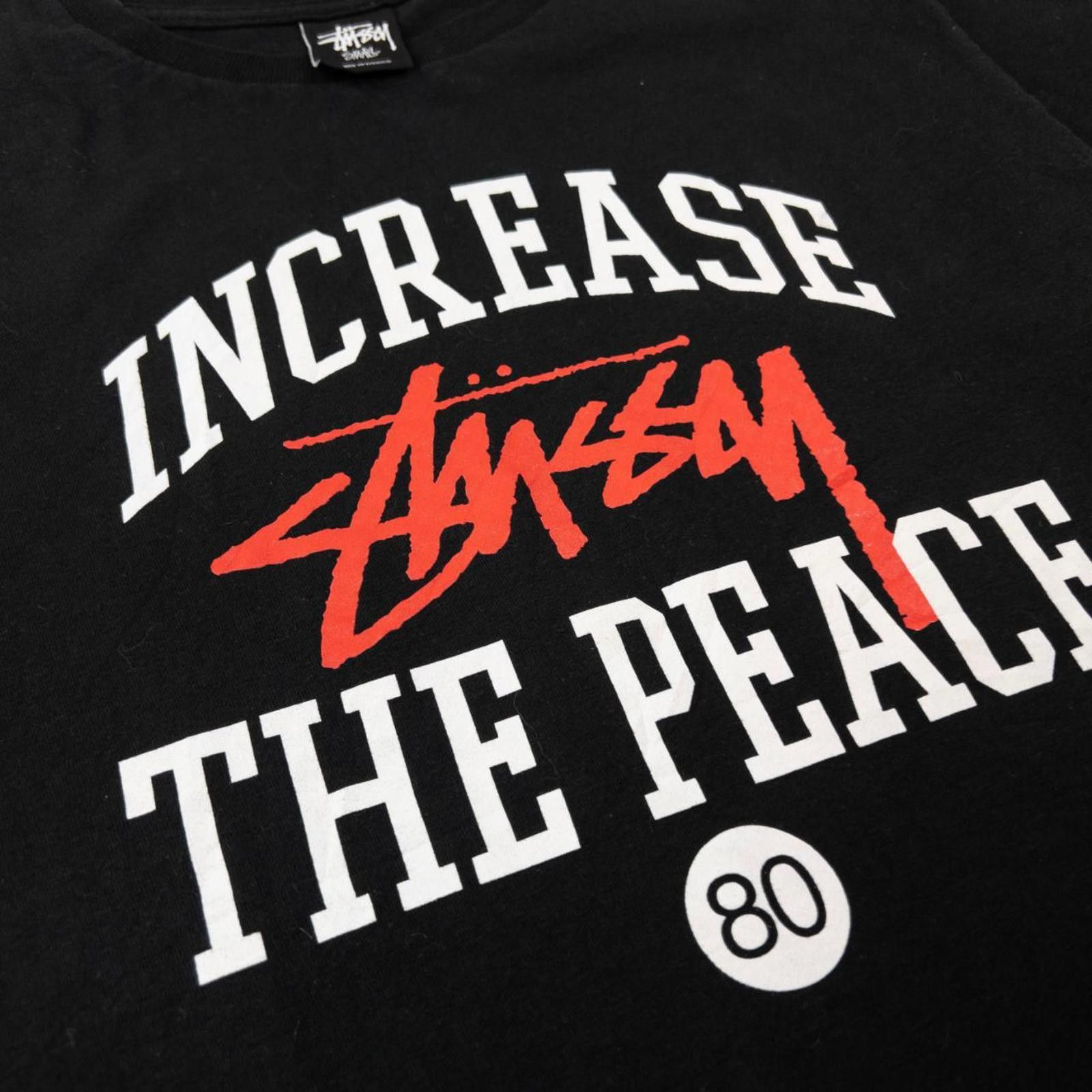 Stussy Vintage Stussy Increase Peace Graphic T Shirt Size S Size US S / EU 44-46 / 1 - 6 Thumbnail