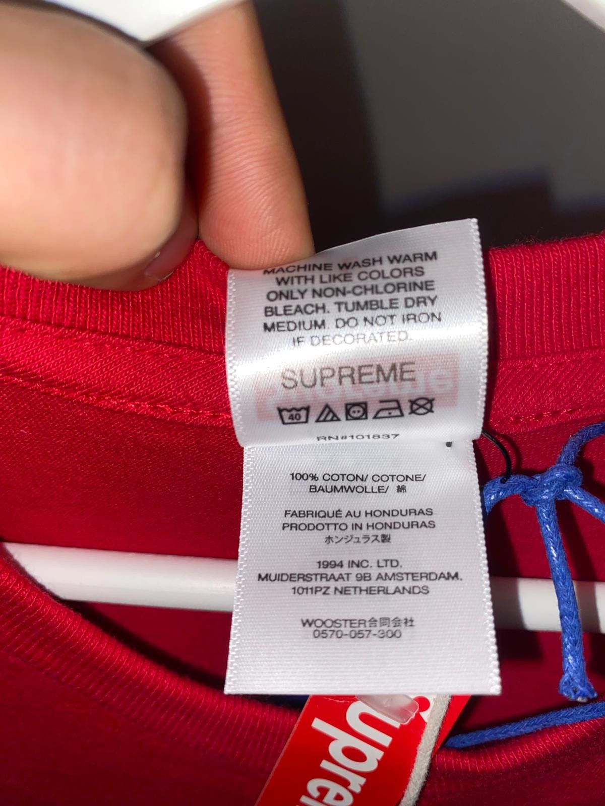 Supreme Supreme® x Marithé + François Girbaud Tee Size US L / EU 52-54 / 3 - 5 Thumbnail