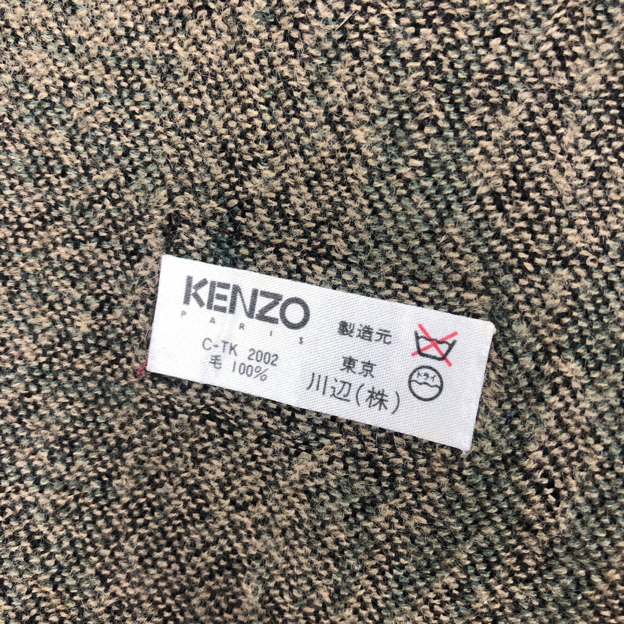 Kenzo Vintage Kenzo Scarf Muffler Wool Winter Scarves Size ONE SIZE - 5 Thumbnail