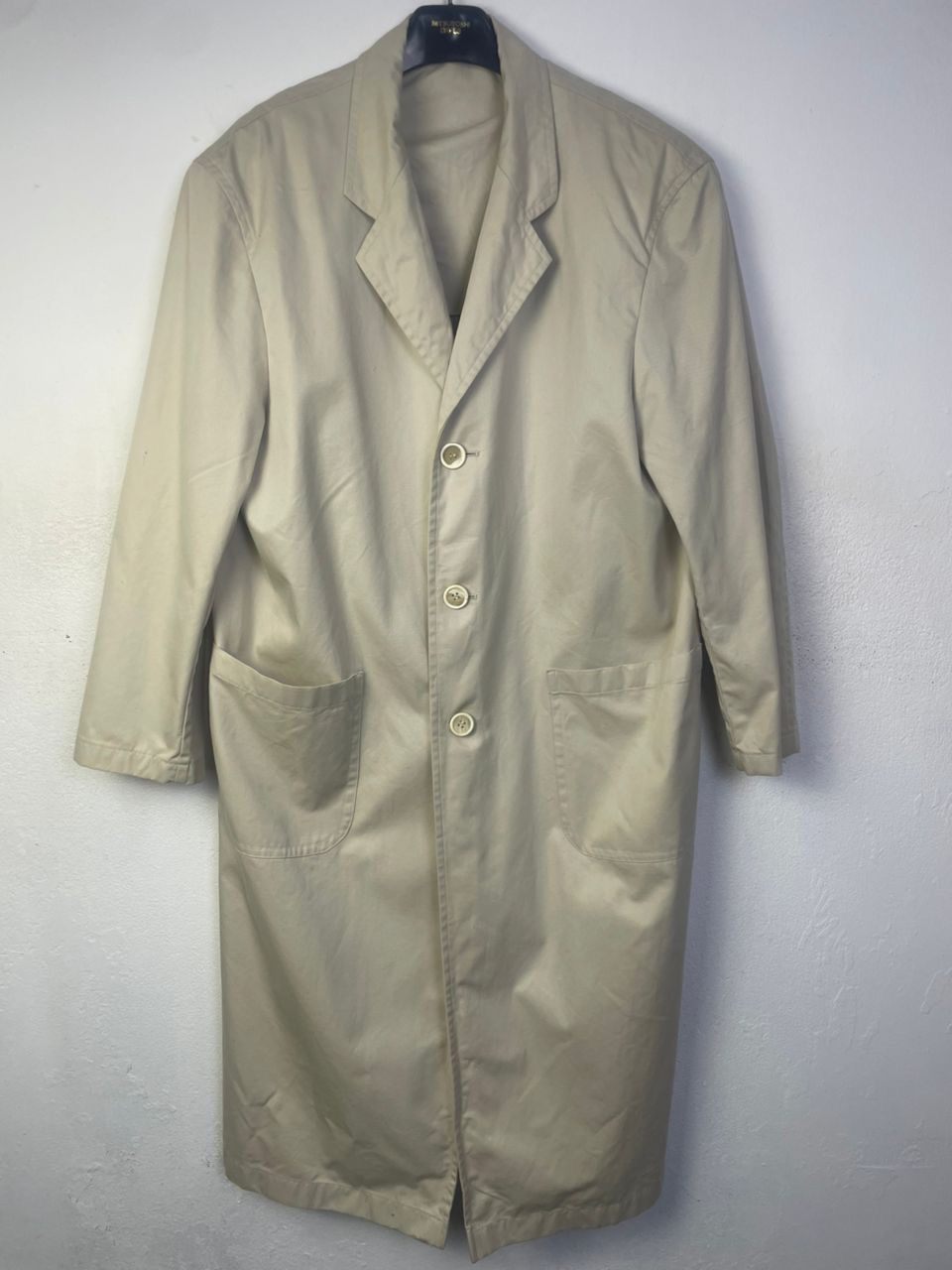 Japanese Brand × Vintage × Yohji Yamamoto Yohji Yamamoto Homme Impermeable Trench Coat Size US L / EU 52-54 / 3 - 1 Thumbnail