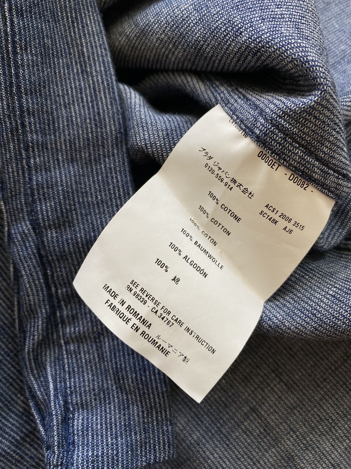 Prada 2006 Prada Milano vintage pocket shirt 43 Size US XL / EU 56 / 4 - 8 Thumbnail
