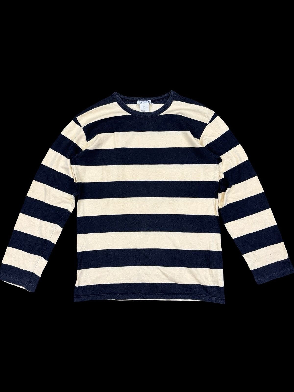 agnes b. Agnes B Prisoner Stripes Long Sleeves Shirt F975 Size US M / EU 48-50 / 2 - 1 Thumbnail
