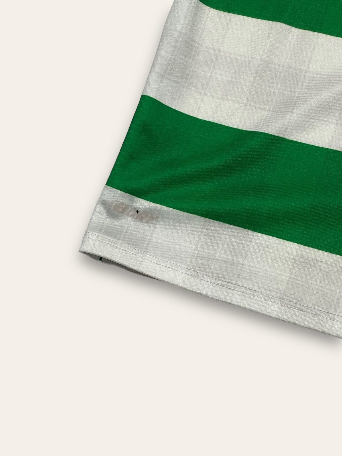 New Balance Vintage CELTICS FC NEW BALANCE GREEN WHITE STRIPED JERSEY Size US L / EU 52-54 / 3 - 10 Thumbnail