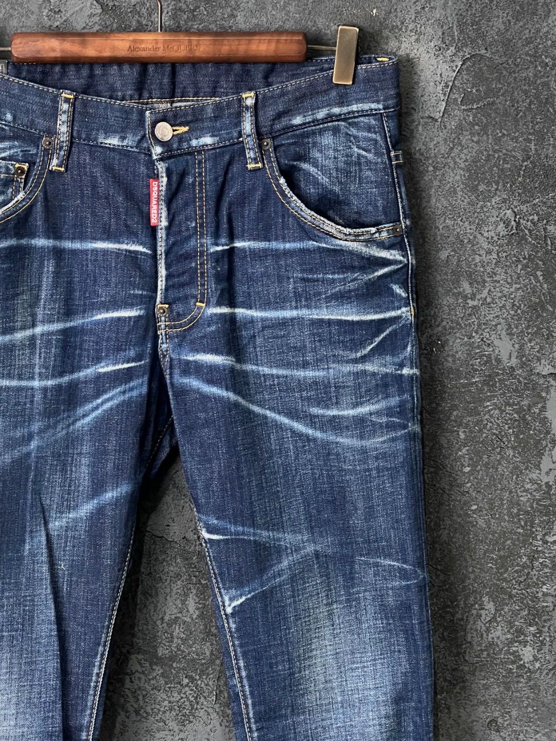 Dsquared2 DSQUARED2 blue cotton jeans 46/50 Size 34" / US 12 / IT 48 - 3 Thumbnail