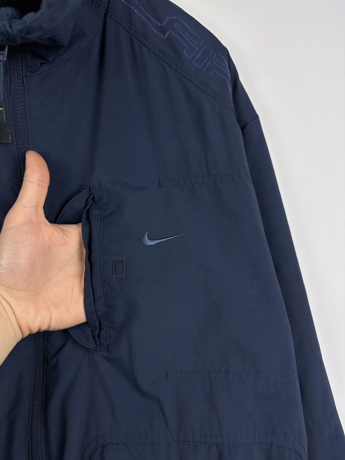 Nike × Vintage Vintage Y2K Nike Air Swoosh Jacket Size US L / EU 52-54 / 3 - 7 Thumbnail
