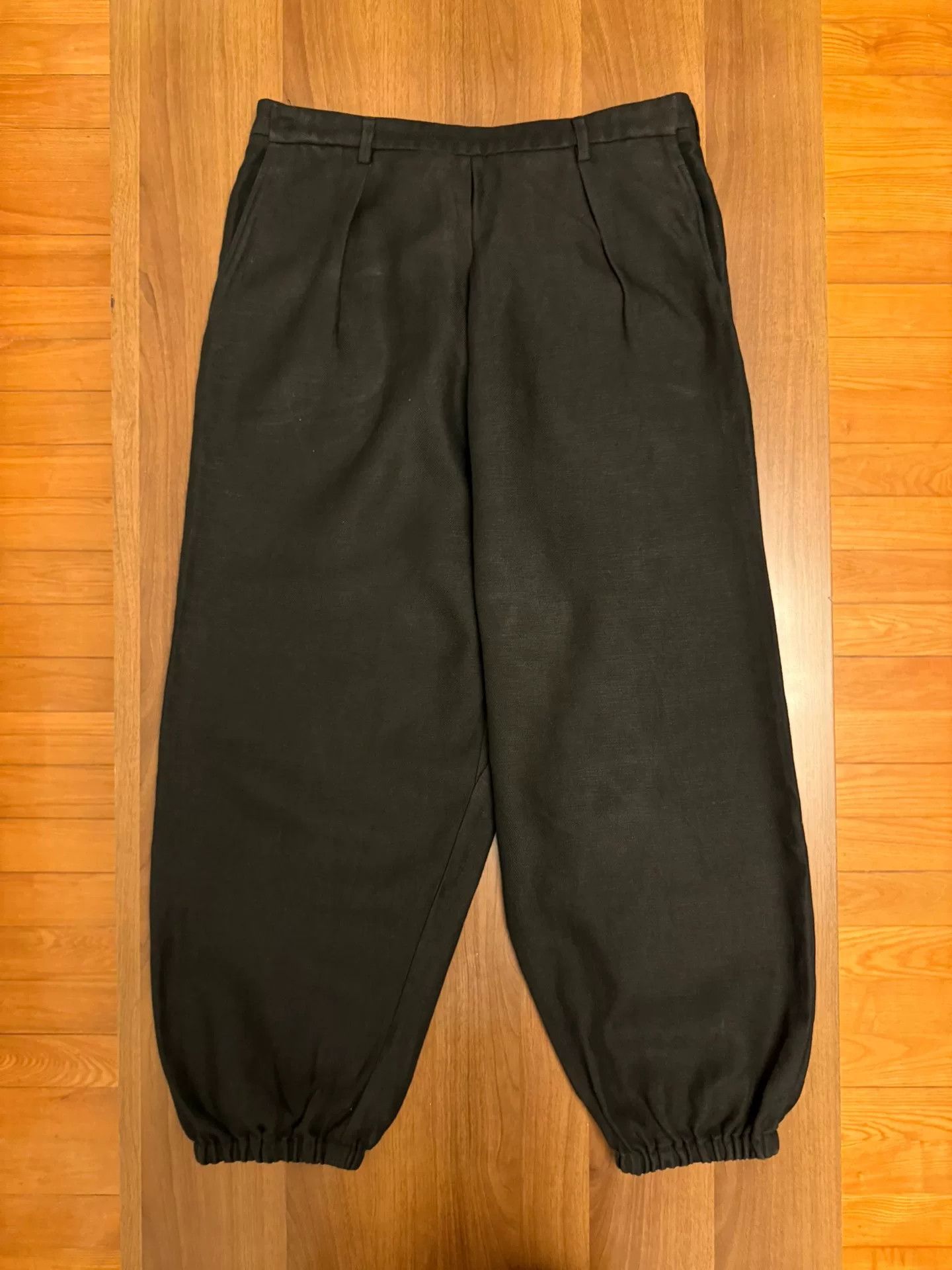 Saint Laurent Paris Saint Laurent 21SS Black Lantern Wide-Leg Pants Size US 30 / EU 46 - 1 Thumbnail