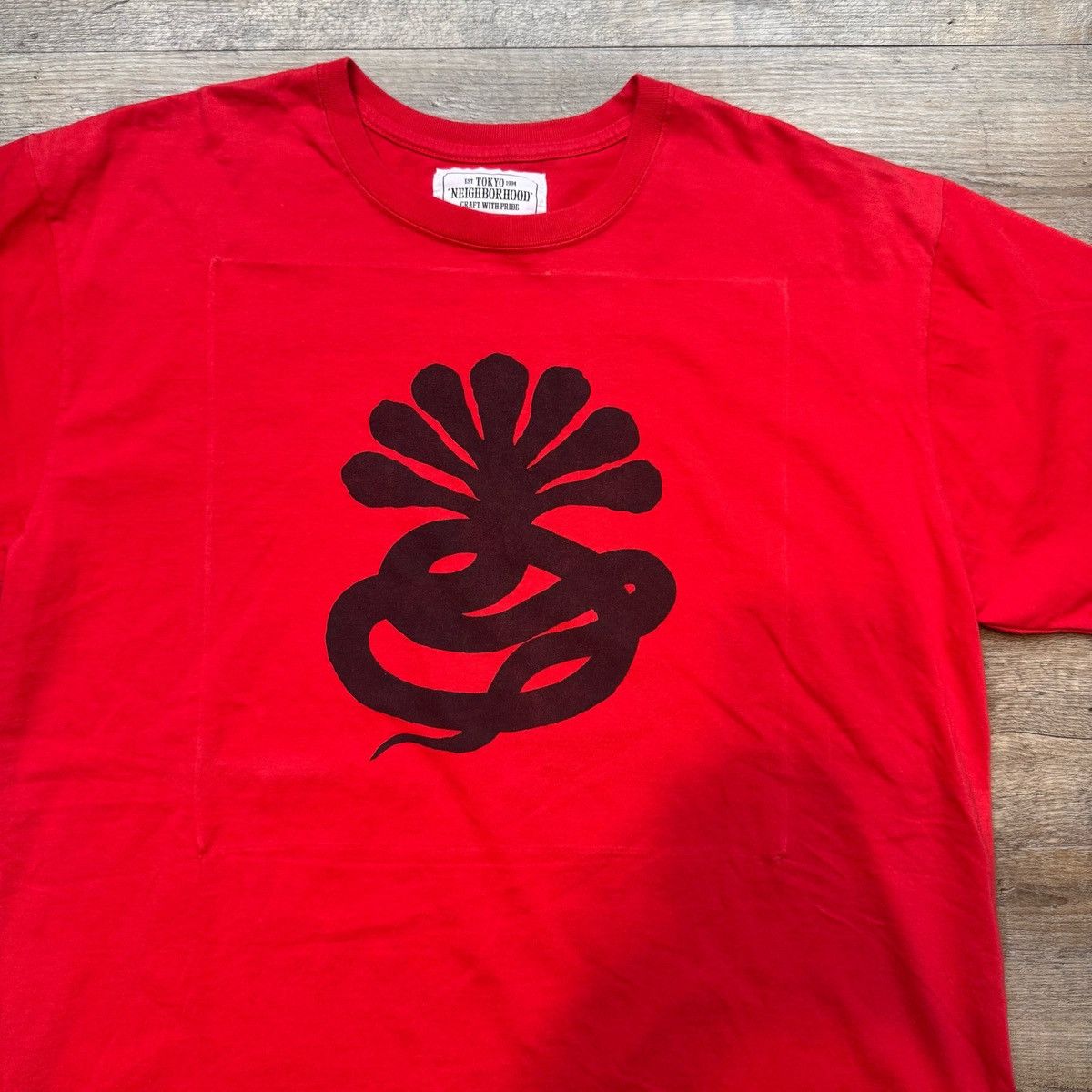 Neighborhood Neighborhood x FUCT SSDD “Artificial Paradise” Tee (Red) Size US XL / EU 56 / 4 - 2 Thumbnail