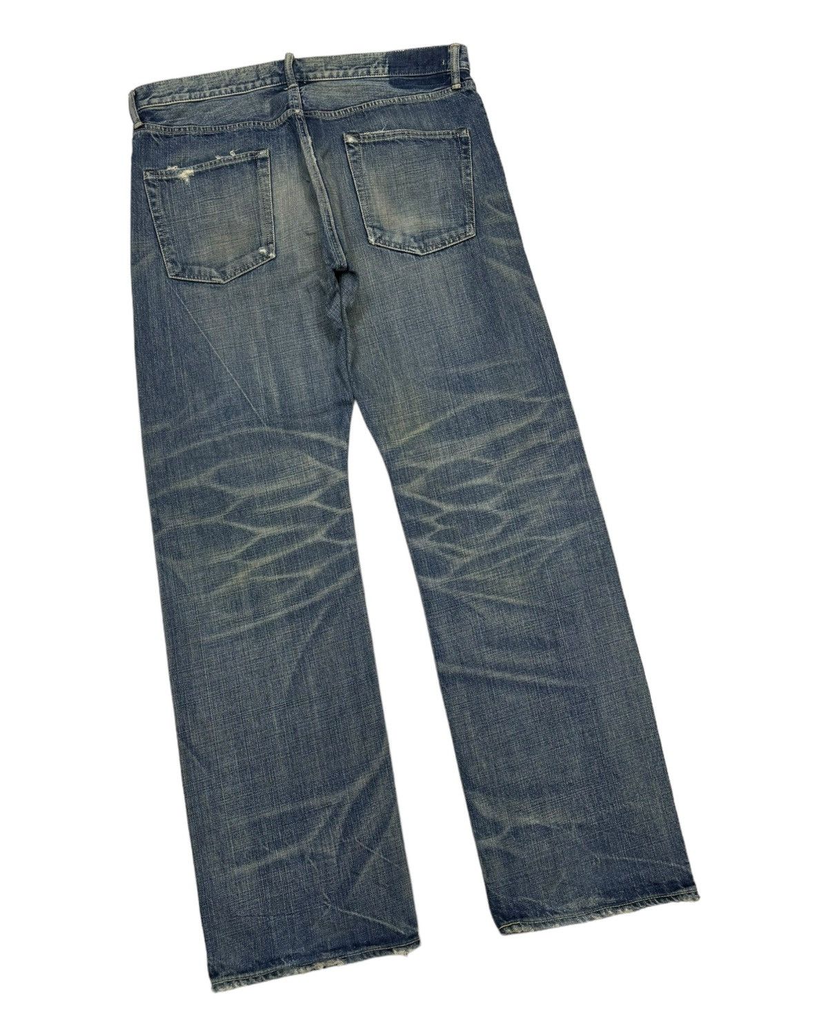 Spellbound SPELLBOUND CLAW MARK BAGGY DISTRESSED DENIM JEANS Size US 37 - 4 Thumbnail