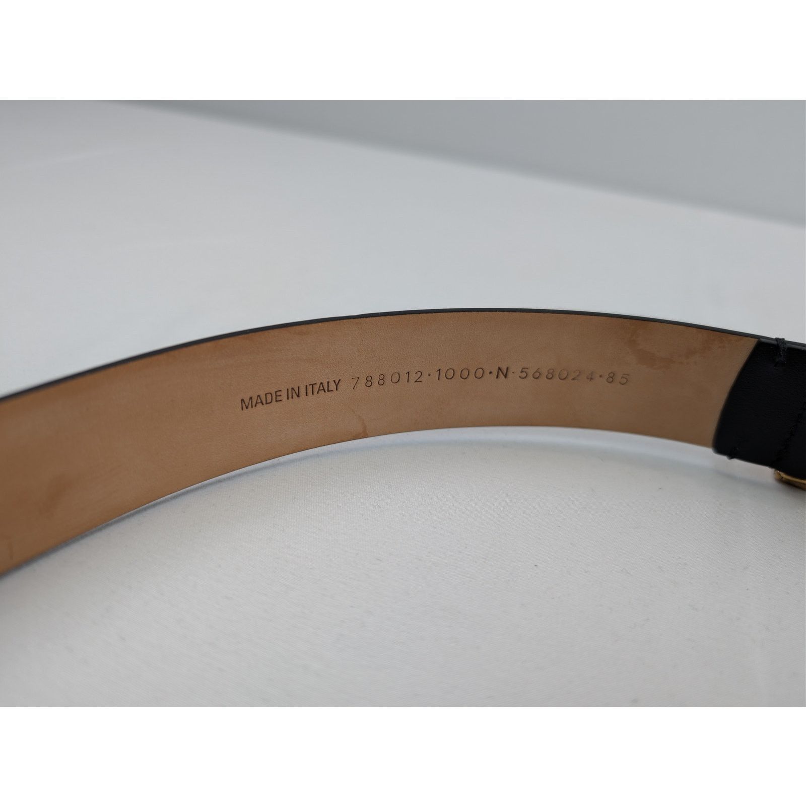 Balenciaga o1rshd1 Size: 90cm / Plutone Calf AG Clip Belt in Black Size 36 - 5 Thumbnail