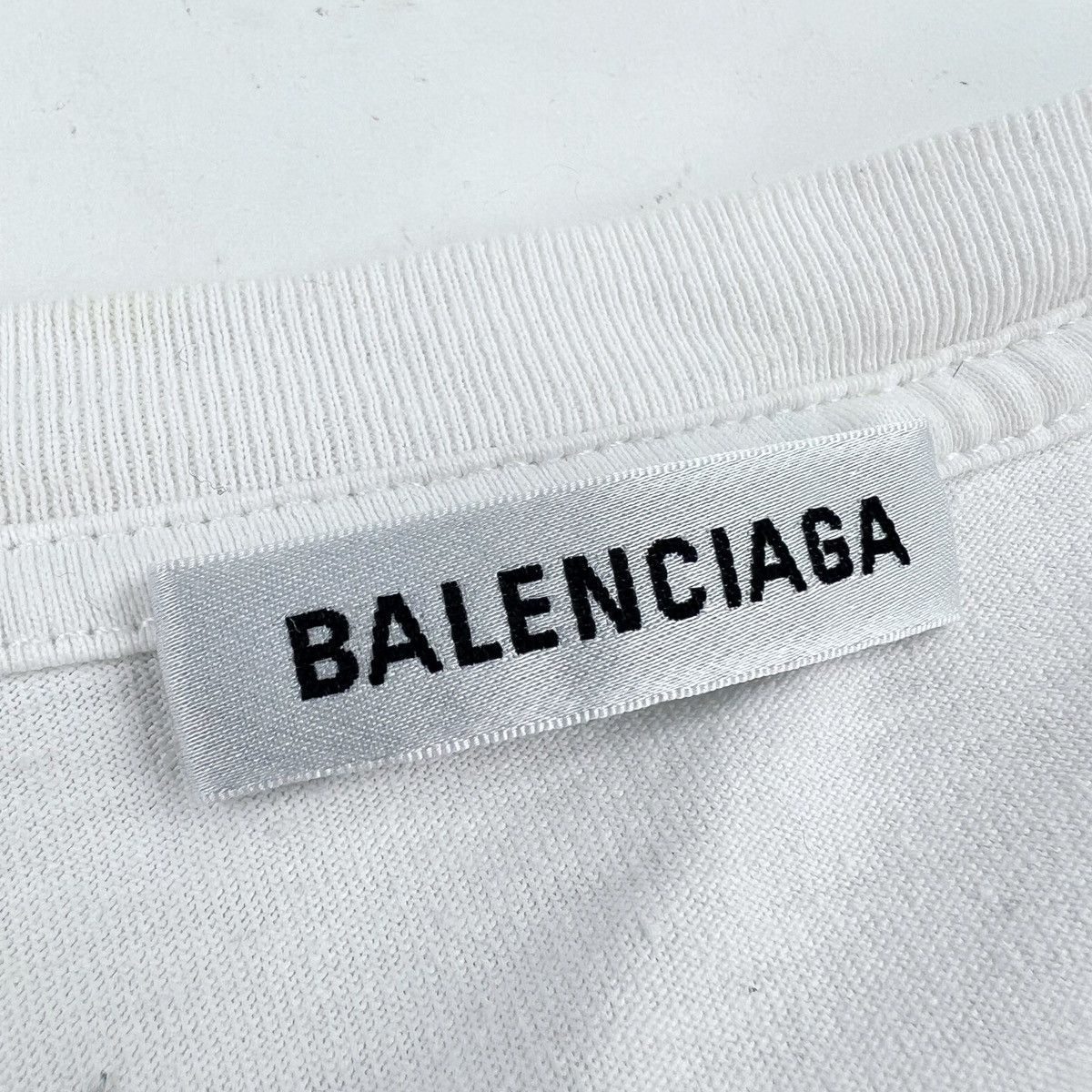Balenciaga Balenciaga BB Logo White T Shirt Size US L / EU 52-54 / 3 - 4 Thumbnail
