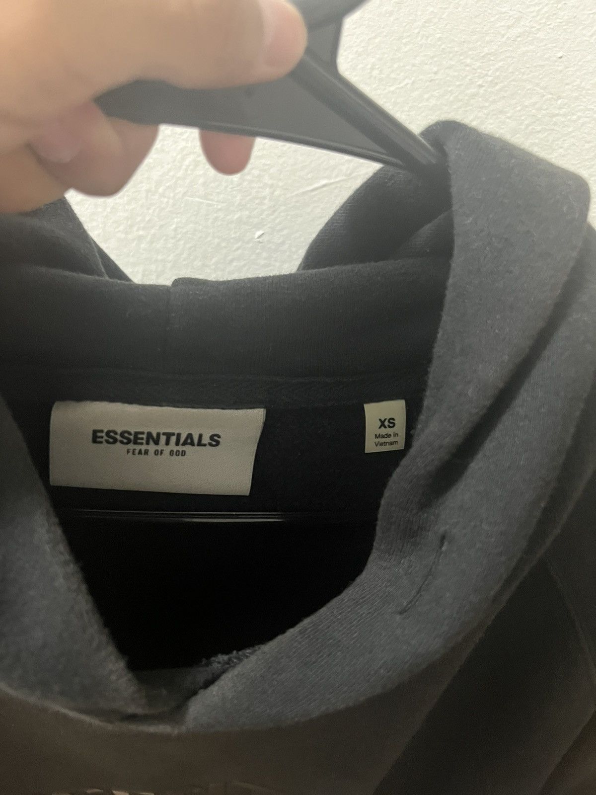 Essentials Essentials Black Hoodie SS2021 Size Xs Fits Small Size US XS / EU 42 / 0 - 5 Thumbnail