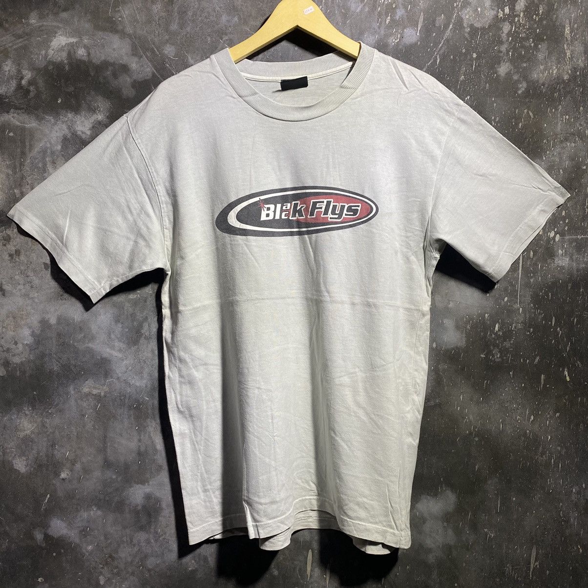 Vintage 00'S BLACK FLYS TSHIRT Size US L / EU 52-54 / 3 - 2 Thumbnail