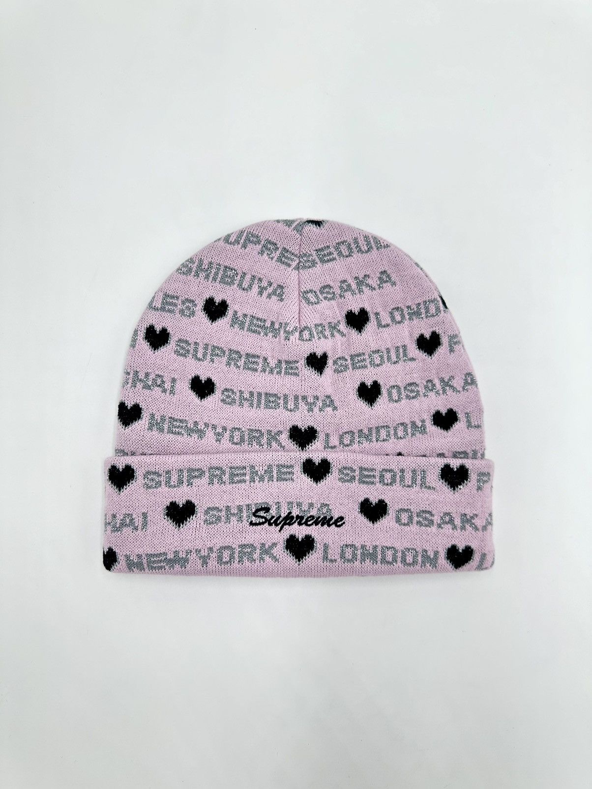 帽子 supreme heart beanie シュプリーム☆ハートビーニー☆ニット帽☆Hearts Beanie