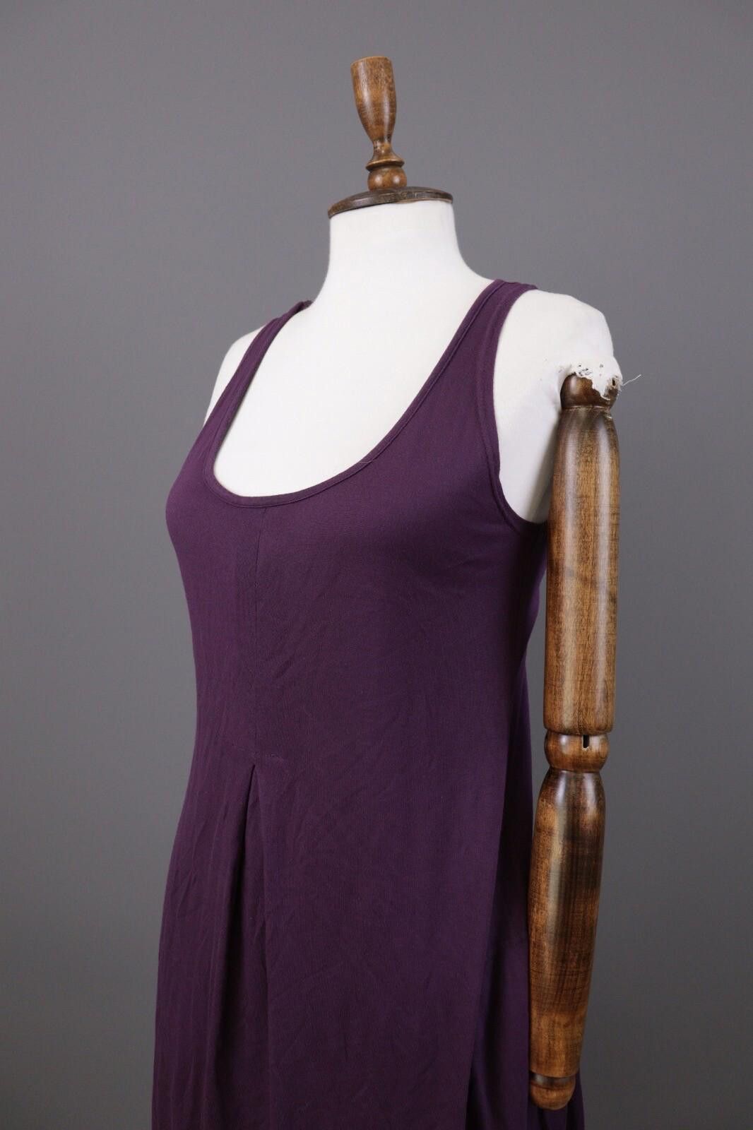 Designer Gudrun Sjoden Purple Modal Midi A-Line Dress Size S Size S / US 4 / IT 40 - 6 Thumbnail