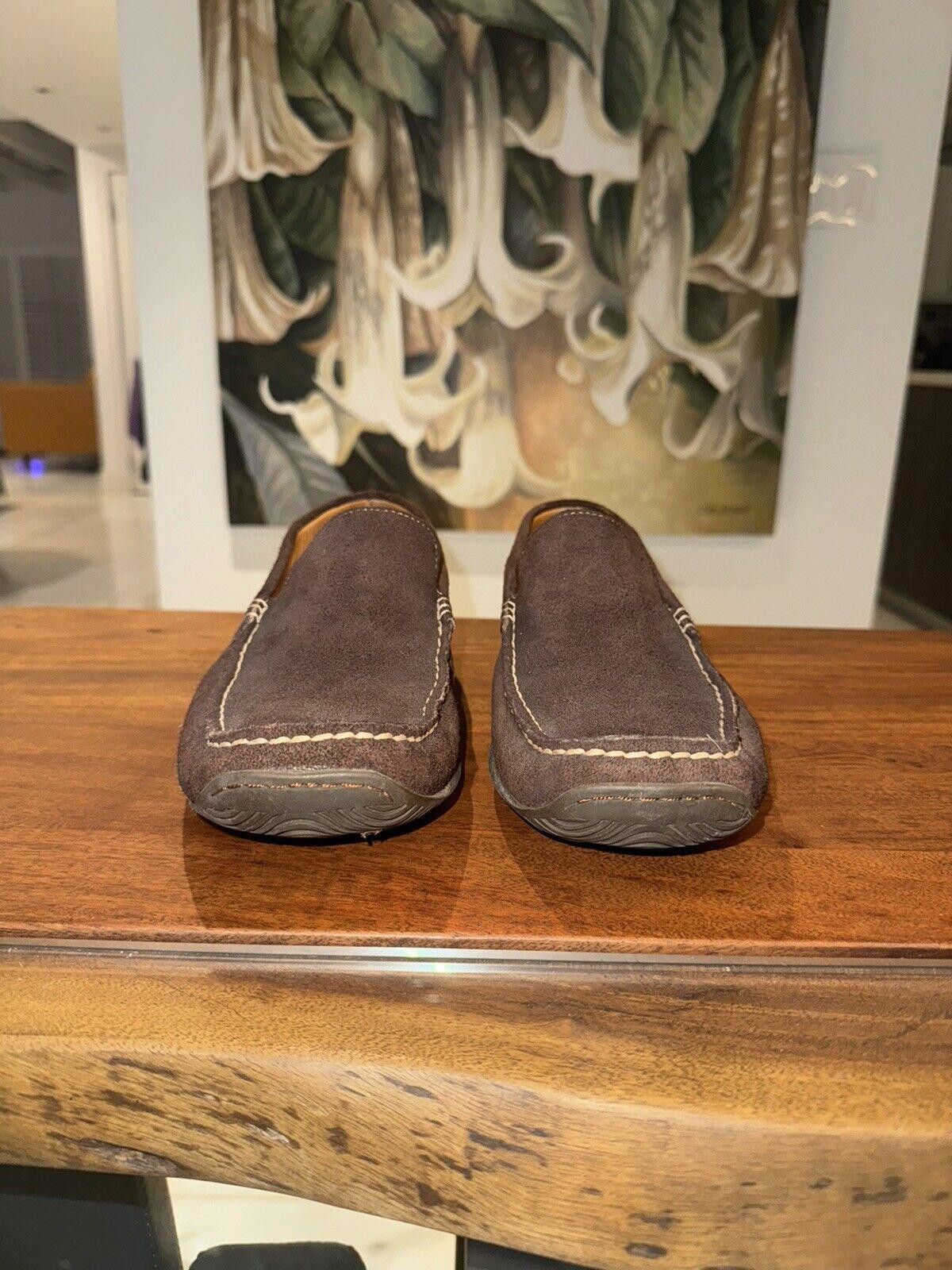 Designer Mens Bosi Brown Suede Loafers Size 43 US 10 Size US 10 / EU 43 - 2 Thumbnail