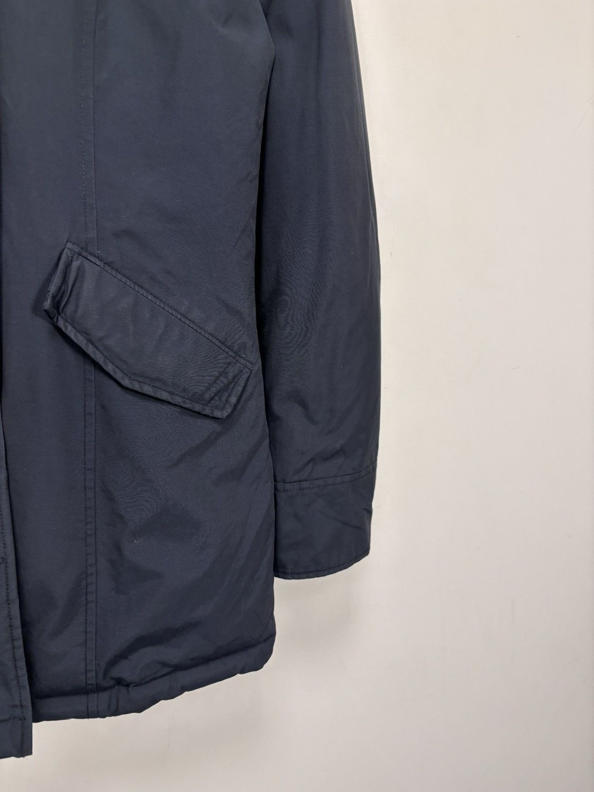 Woolrich Woolen Mills Woolrich Women’s Arctic Parka In Ramar Cloth Navy Blue Coat Size XS / US 0-2 / IT 36-38 - 5 Thumbnail