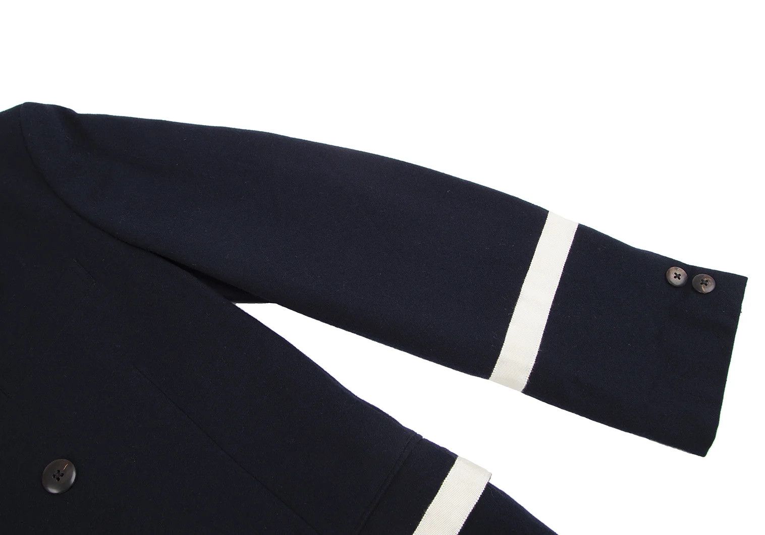 Yohji Yamamoto Yohji Yamamoto Double Jacket Navy M Size US M / EU 48-50 / 2 - 7 Thumbnail