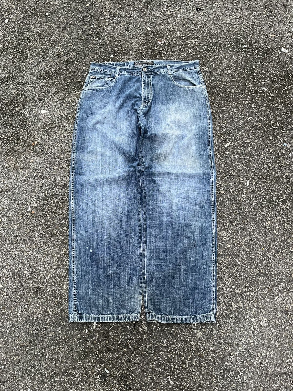 Southpole Southpole Baggy Jeans Faded Blue Y2K Denim Skater Pants Size US 40 / EU 56 - 1 Thumbnail