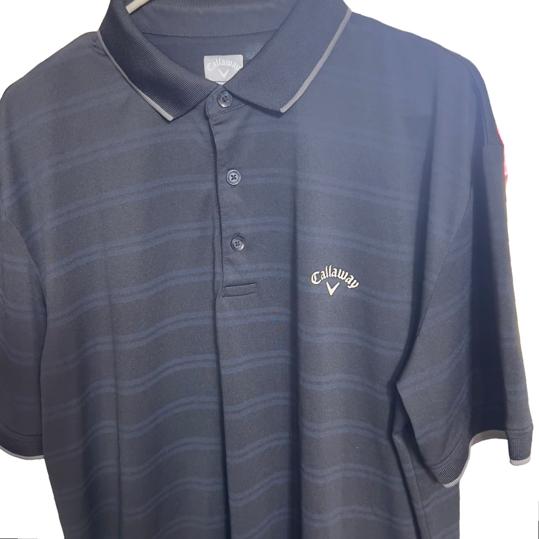 Callaway Callaway Opti Dri Golf Polo Shirt L Mens Black Logo Polyester Active Stretch Size US L / EU 52-54 / 3 - 6 Thumbnail