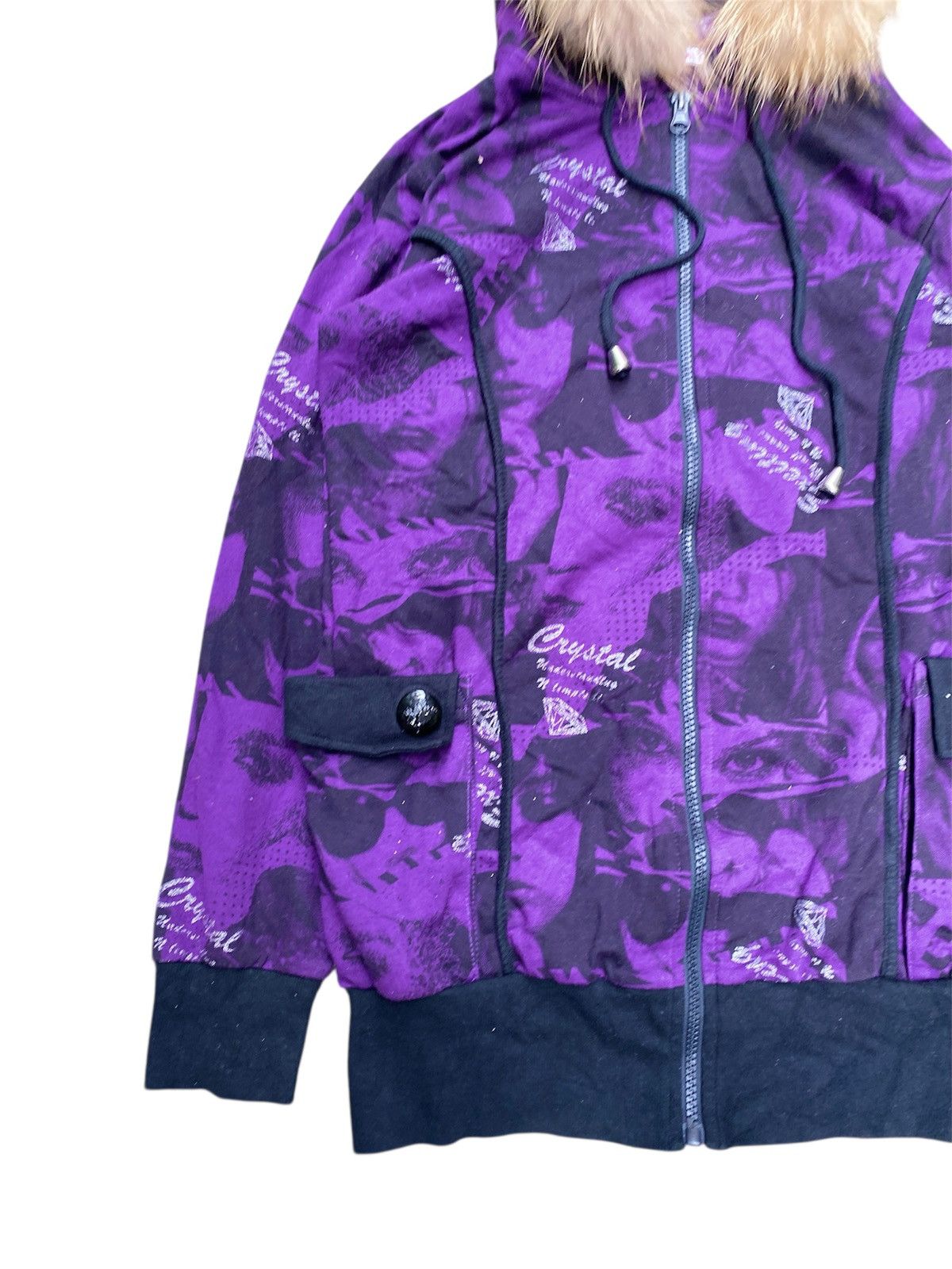 Hysteric Glamour × If Six Was Nine × Le Grande Bleu (L.G.B.) Colza Zipper Fur Hoodie i6w9 LGB style Size US M / EU 48-50 / 2 - 4 Thumbnail