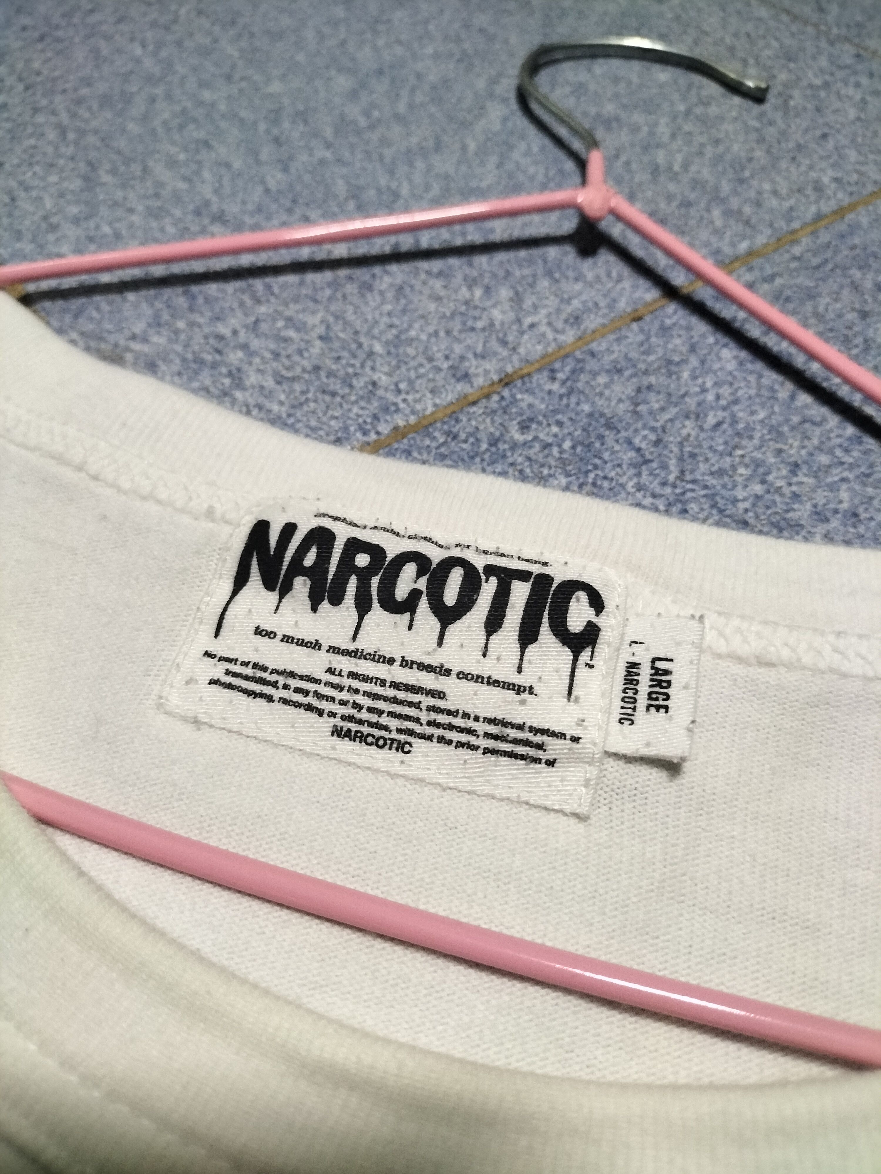 Narcotic GDC Vintage Narcotic 2003 summer t fashion Ouch Medicine Size US L / EU 52-54 / 3 - 6 Thumbnail