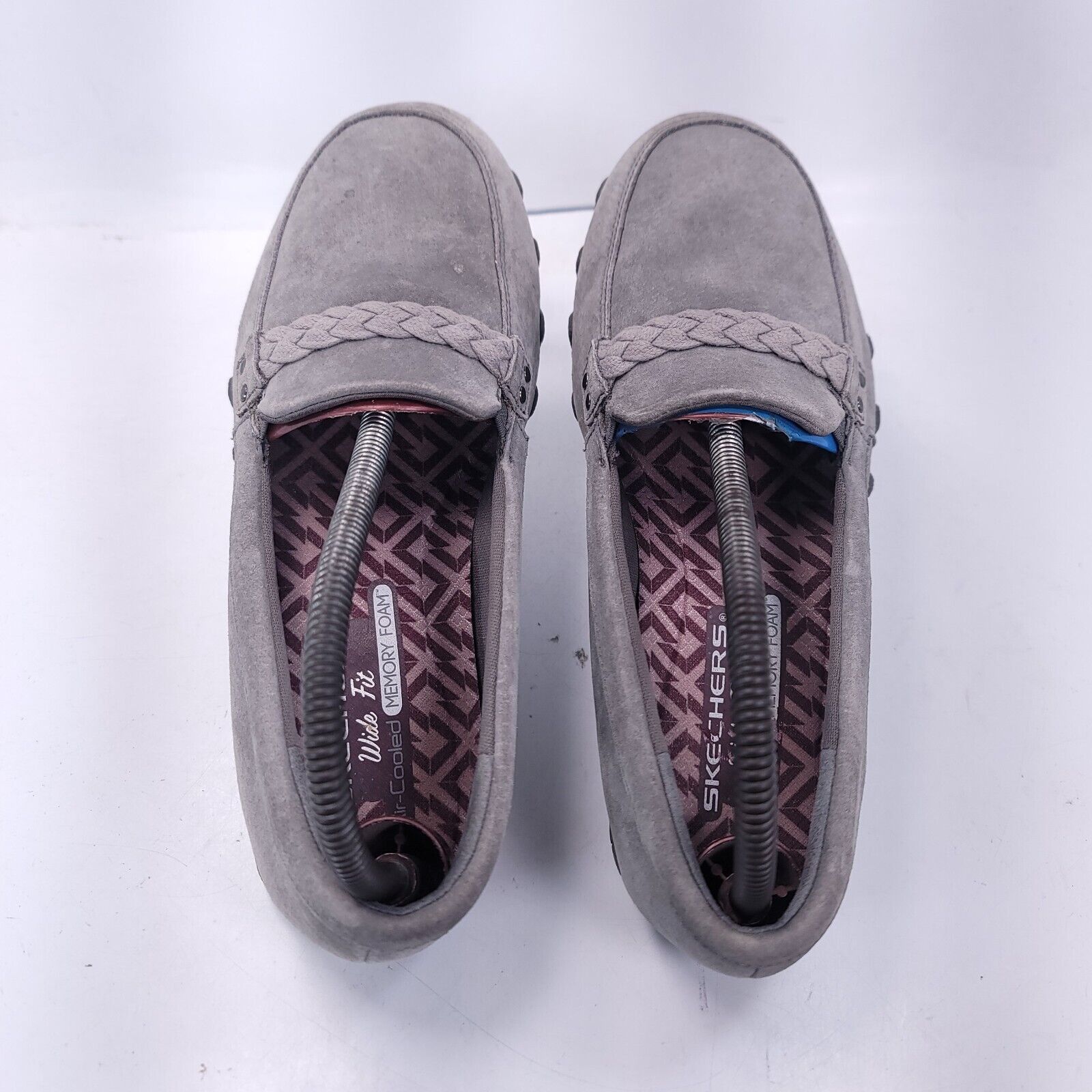SKECHERS Skechers Bikers Melborne Shoe Womens Size 7.5 49607W Gray Size US 7.5 / IT 37.5 - 4 Thumbnail