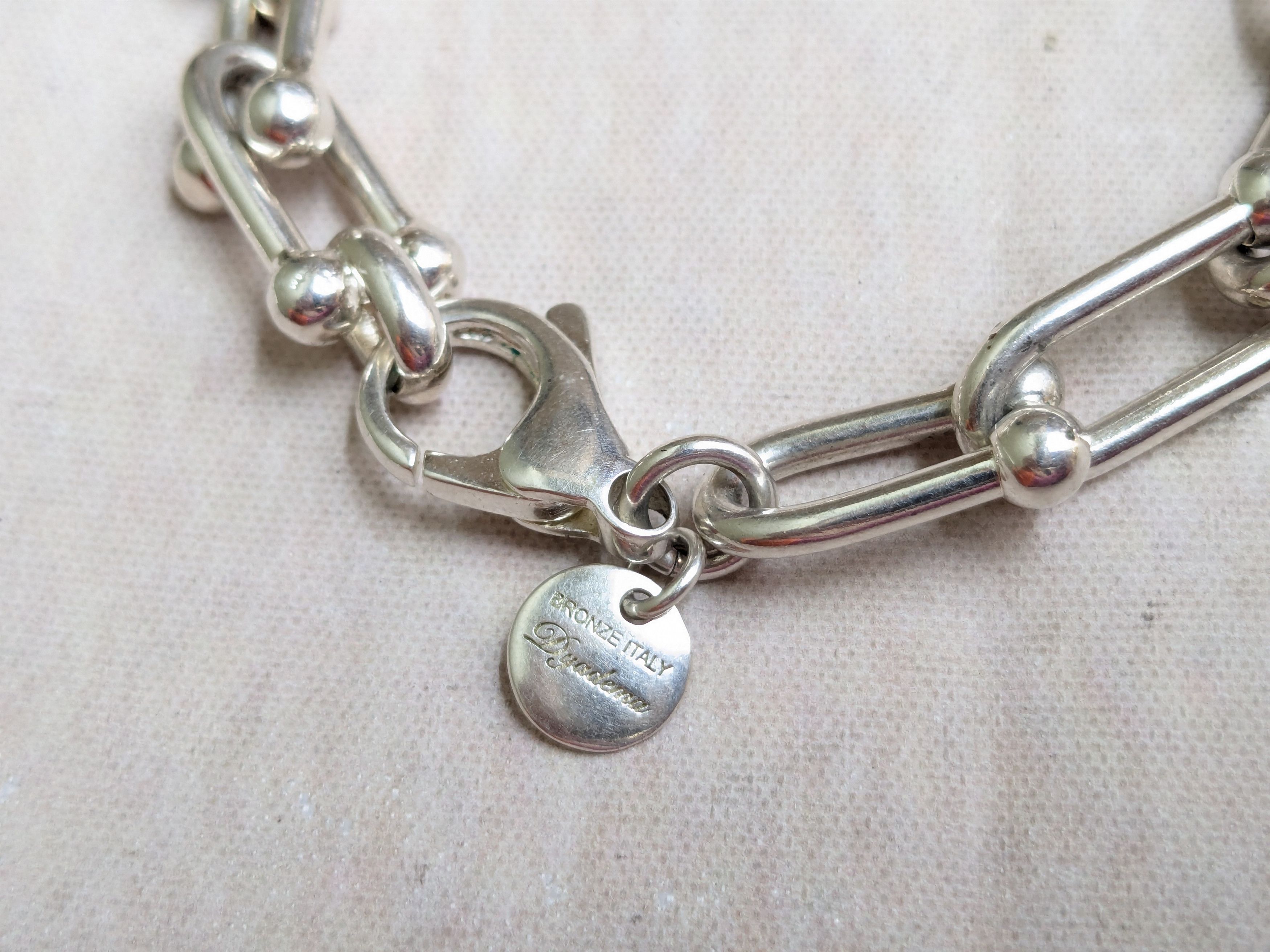 Jewelry × Vintage Horsebit Bracelet Silver Plated Bronze Italy Vintage 7.25" Size ONE SIZE - 4 Thumbnail