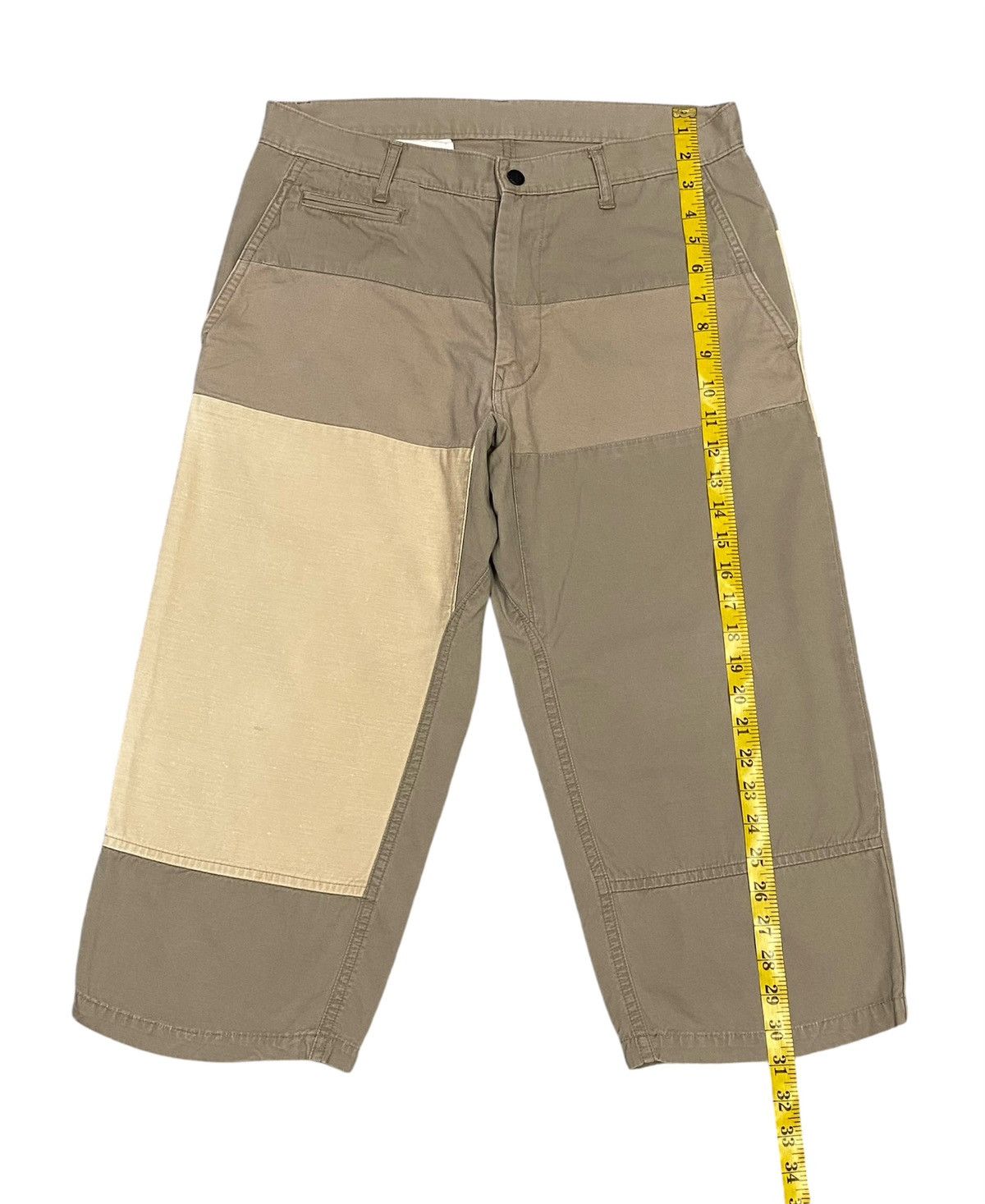 Mountain Research Mountain Research 535 Patchwork Cropped Pants Size US 30 / EU 46 - 12 Thumbnail