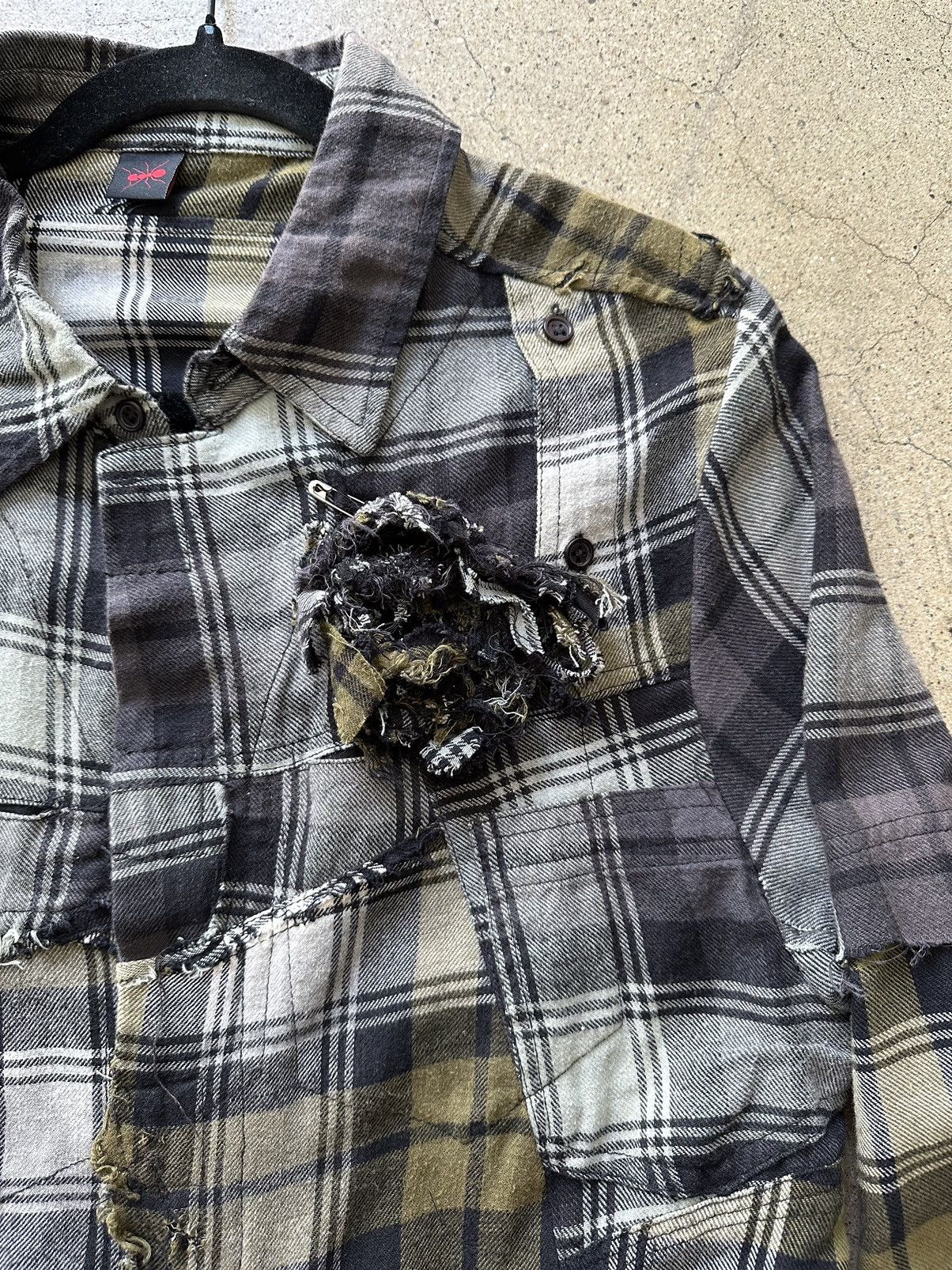 Other Anti Rework 12 Pocket Flannel Jacket Olive Grey Size US S / EU 44-46 / 1 - 2 Thumbnail