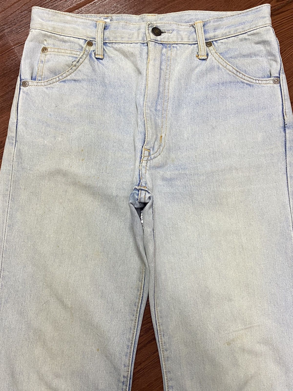 Japanese Brand Vintage Edwin Faded Wash Loose Jeans Size US 30 / EU 46 - 3 Thumbnail