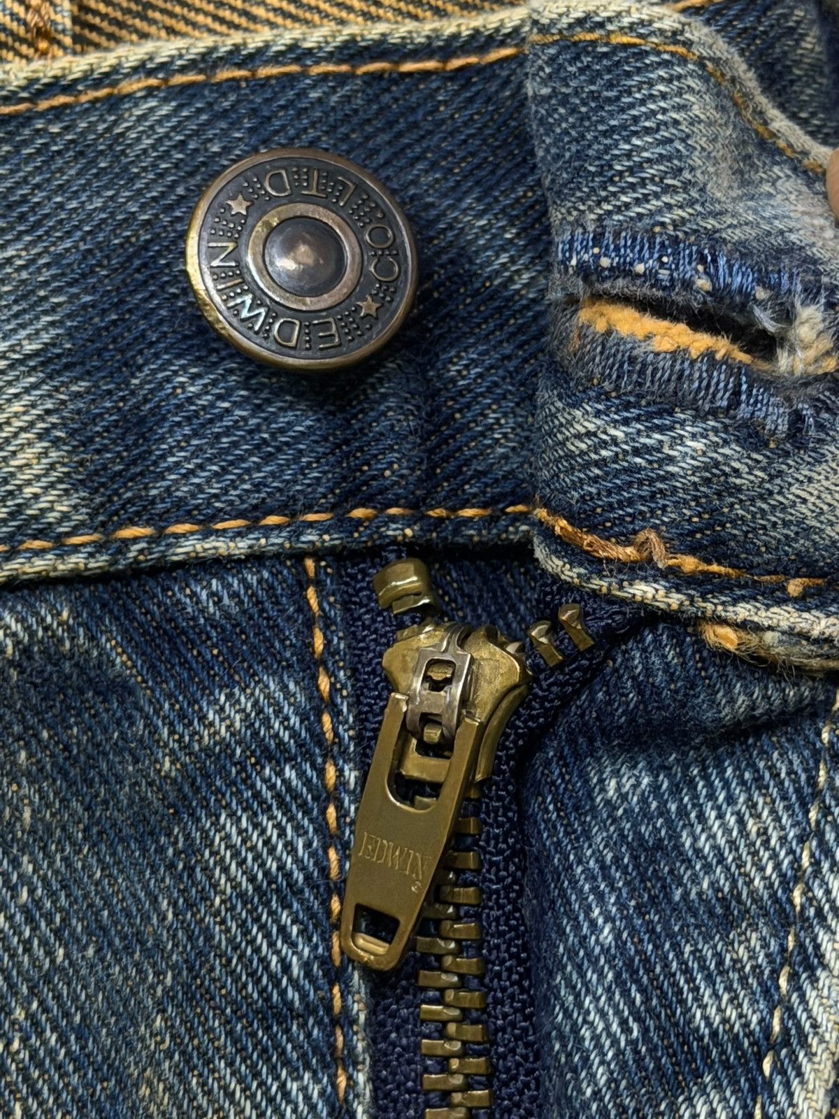 Edwin Vintage Edwin 403 Japanese Denim Jeans | Regular Straight 31 Size US 31 - 10 Thumbnail