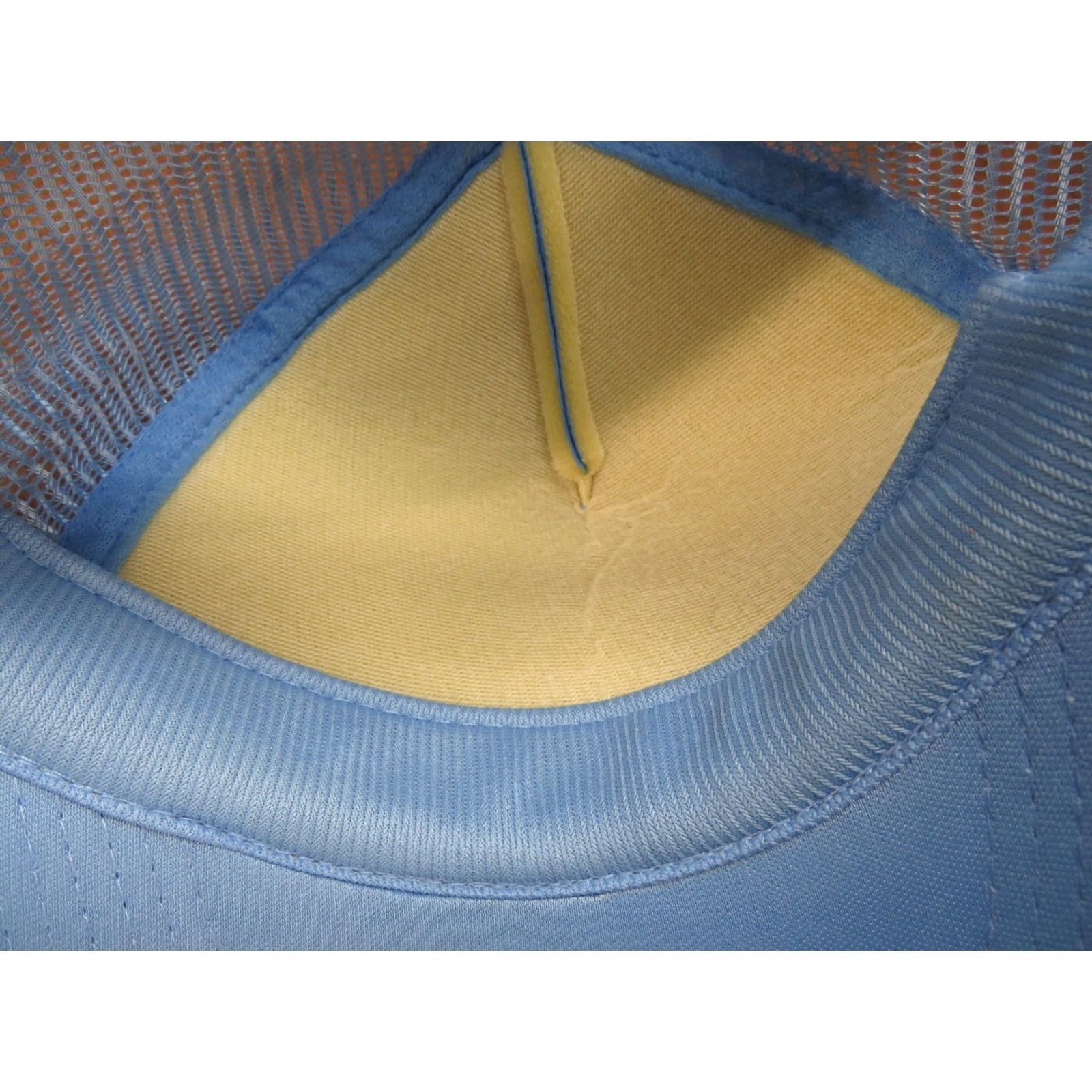 Vintage VINTAGE Hawaiian Islands Maui Kauai Molokai Lanai Kona Blue Snapback Hat Trucker Hat Men One Size Adjustable Blue Hawaii USA Size ONE SIZE - 6 Thumbnail