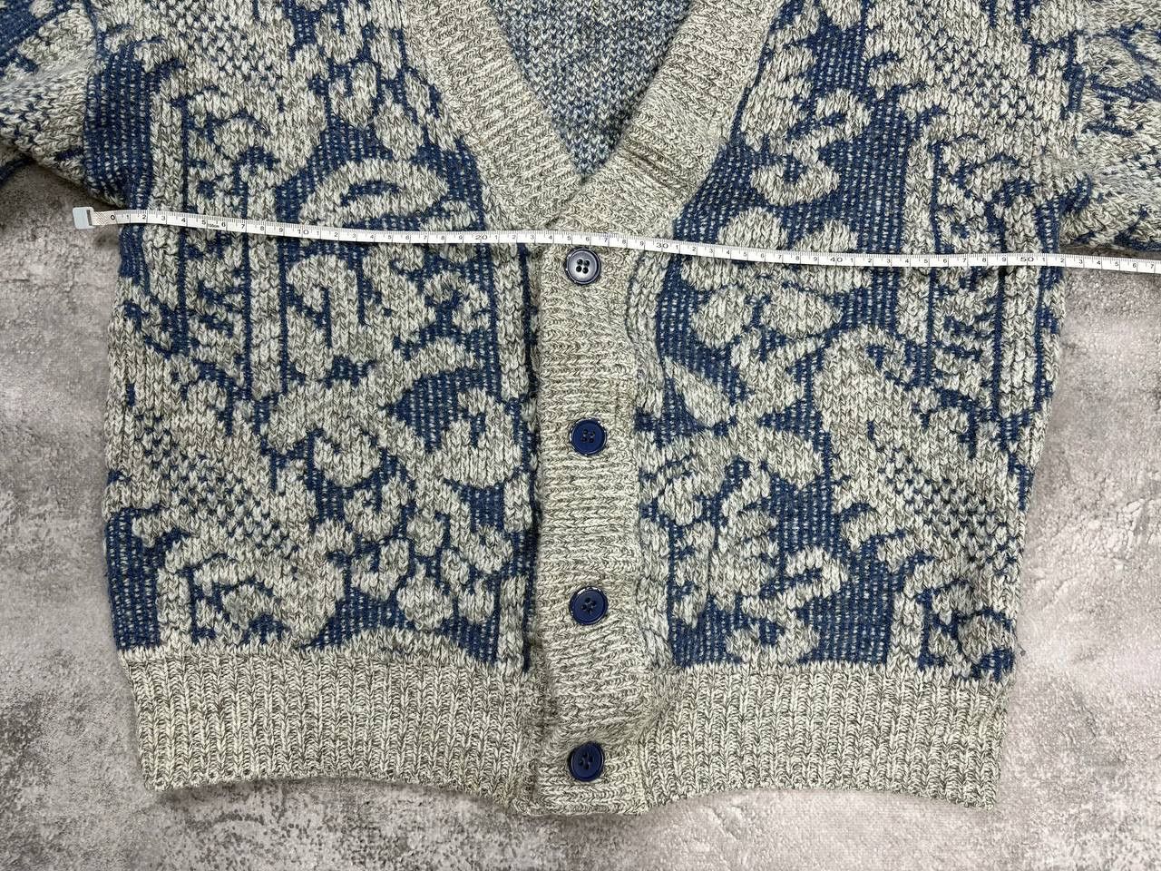 Vintage × Yves Saint Laurent Yves Saint Laurent Womens Vintage Wool Cardigan Rare 80s 90s Size M / US 6-8 / IT 42-44 - 7 Thumbnail