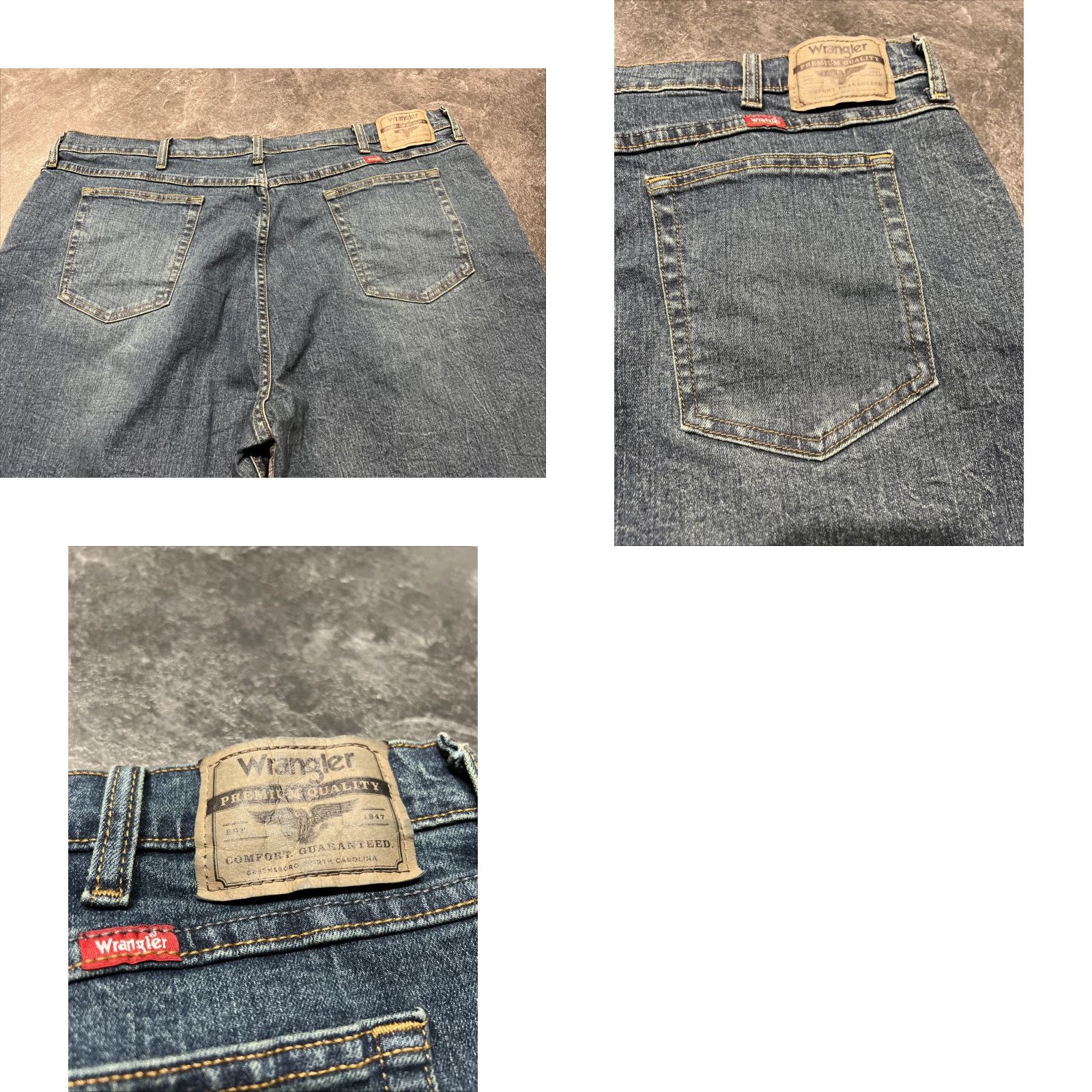 Wrangler VINTAGE Wrangler Jeans Men’s Straight Fit 44x29 Blue Cotton Stretch 13MWZ Cowboy Stars USA Size US 44 / EU 60 - 8 Thumbnail