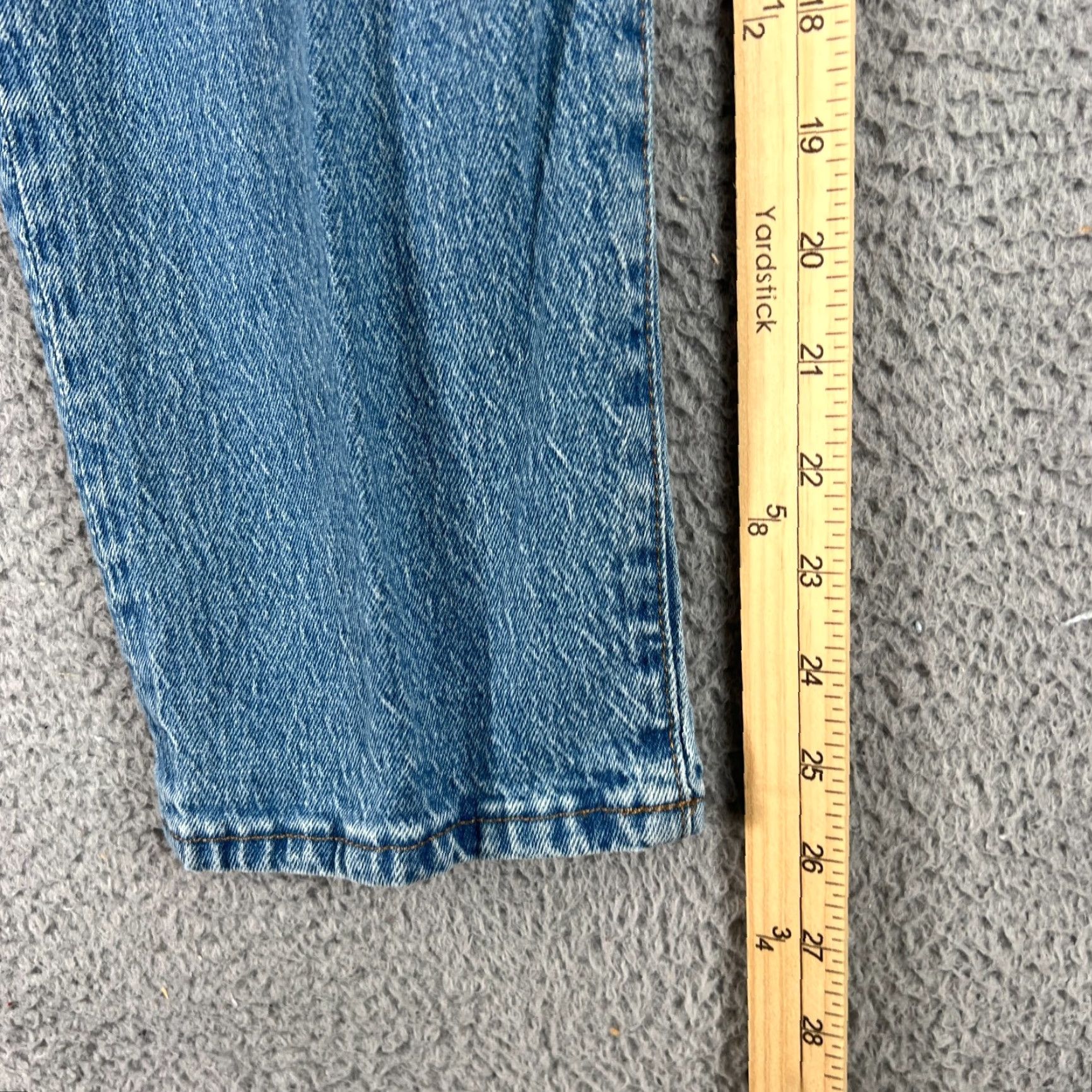 Madewell Madewell Jeans Women's 25 Blue Denim Balloon High Waisted Preppy Retro Jeans Womens 25 Blue Denim Balloon High Waisted Preppy Retro Bag Size 42" / US 20 - 3 Thumbnail