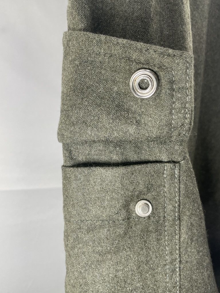 Brunello Cucinelli BRUNELLO CUCINELLI Green Flannel Wool Flat Front Cargo Pants Size US 36 / EU 52 - 13 Thumbnail