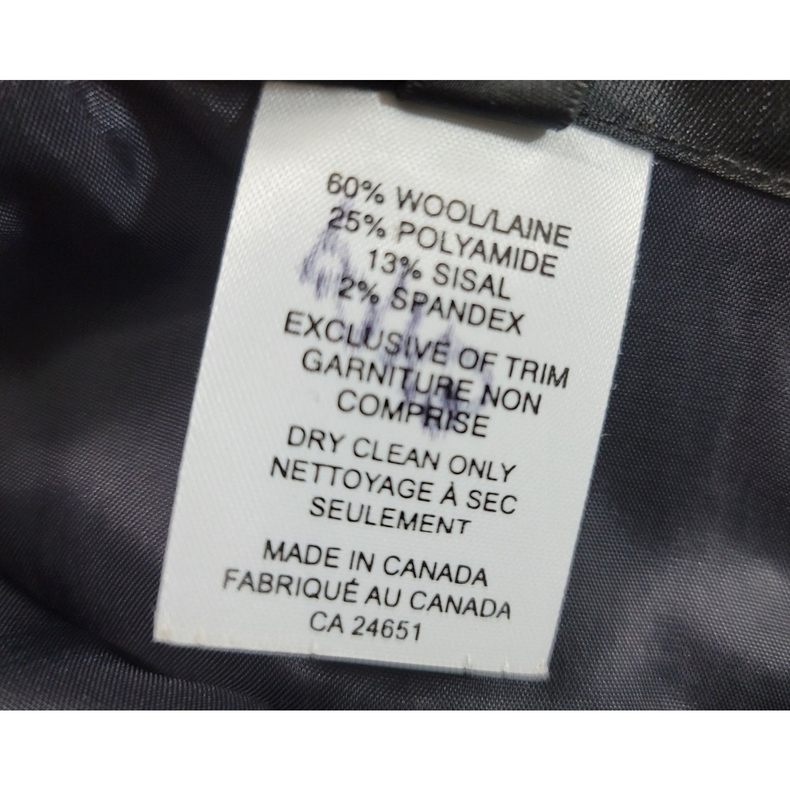 Other Jodi Black Gray Wool Skirt 12 Ribbon Details Satin Trim Size 34" / US 12 / IT 48 - 5 Thumbnail