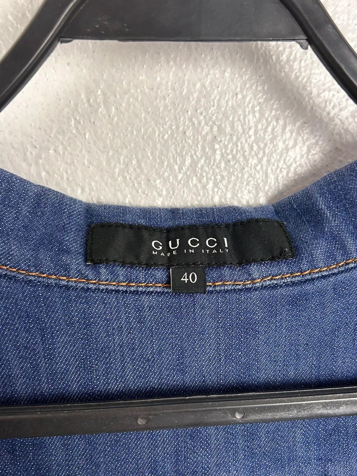 Gucci 00s Vintage Gucci Jeans Denim Dress Rope Lace In Size 40 Size S / US 4 / IT 40 - 10 Thumbnail