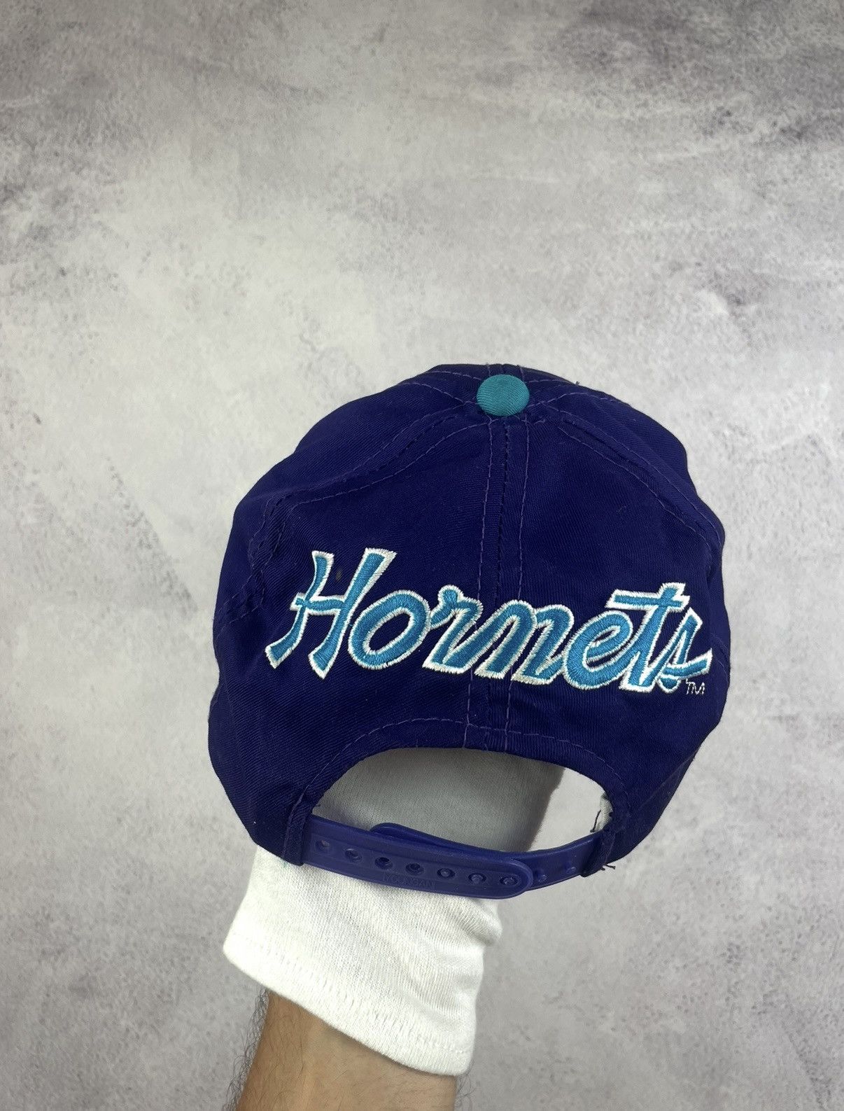 NBA Vintage Charlotte Hornets Hat Sports Specialties Script Size ONE SIZE - 6 Thumbnail