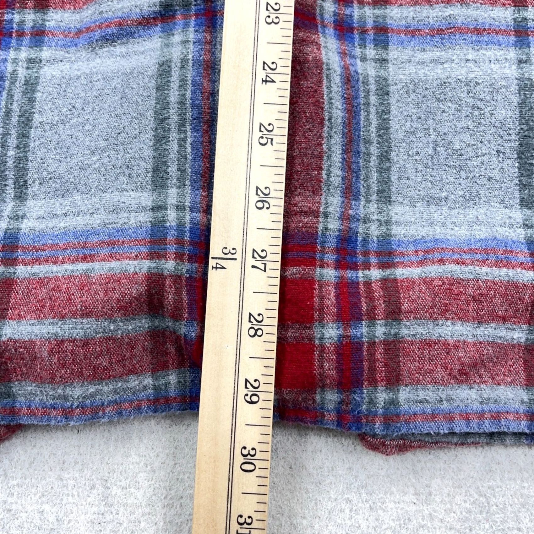 Vintage VINTAGE L.L.Bean Shirt Men M Red Plaid Chamois Cloth Heavyweight Button-Up 90s Classic Casual Mens Size US M / EU 48-50 / 2 - 5 Thumbnail