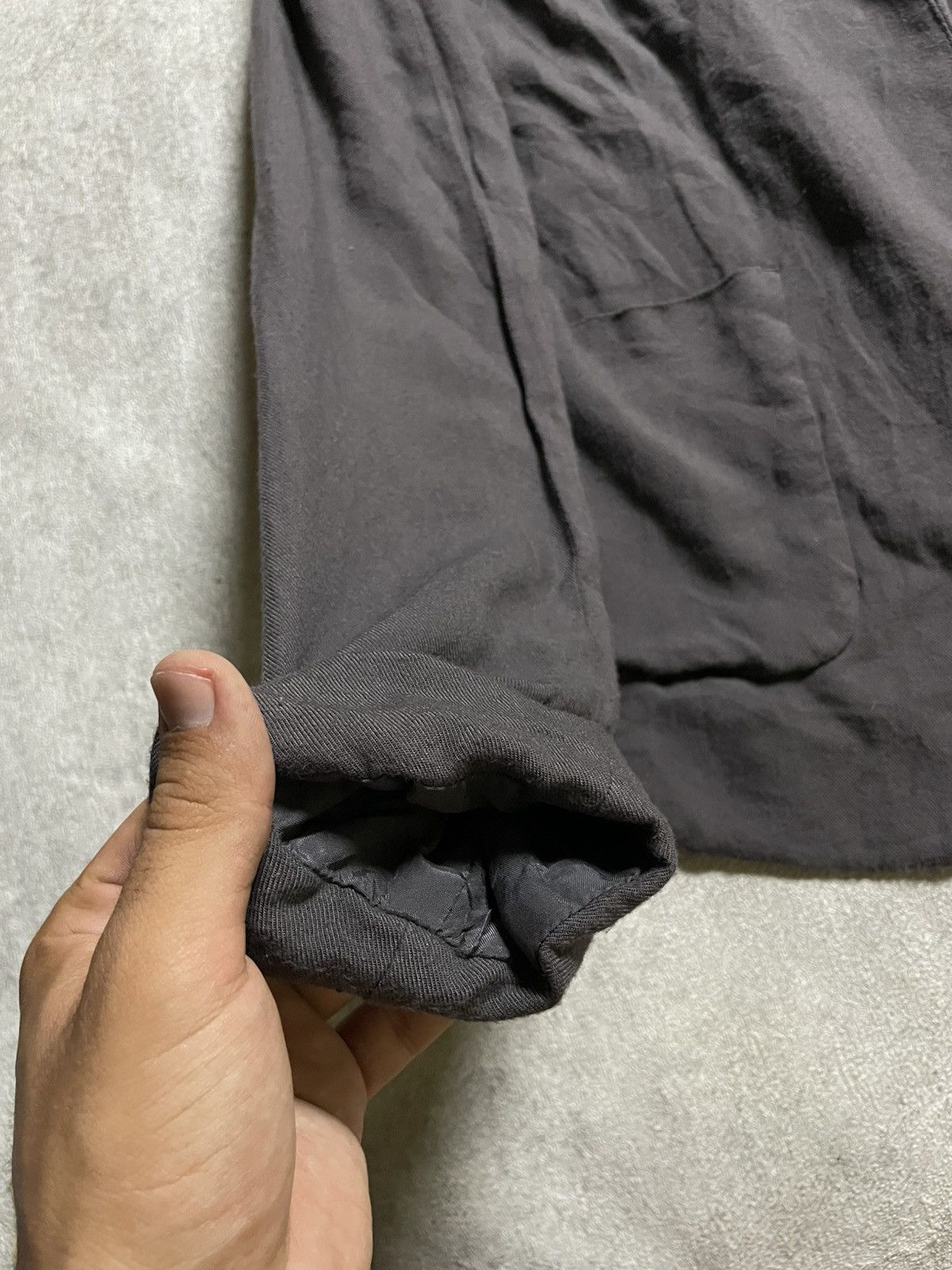 14th Addiction 14th Addiction Black Linen Blazer — Raw Edge Cut Size US M / EU 48-50 / 2 - 3 Thumbnail