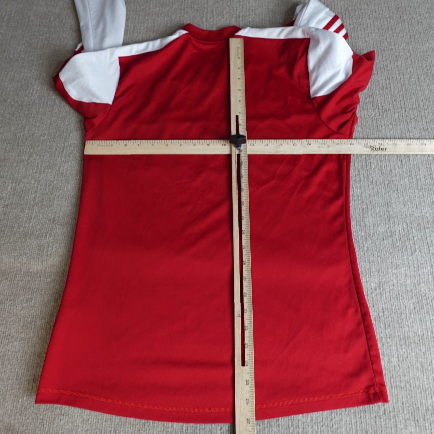 Adidas adidas Soccer Jersey Mens Medium Red Long Sleeve Pullover V-Neck Vintage No Size US M / EU 48-50 / 2 - 3 Thumbnail