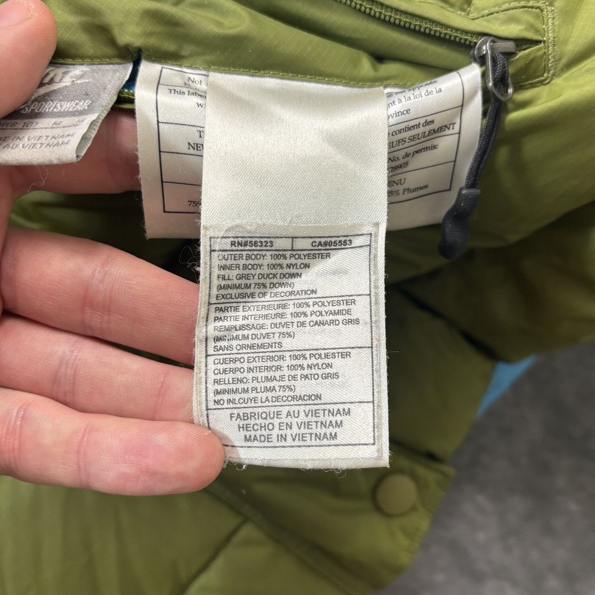 Nike 2000s Nike Reversible Vest Vintage Nike Duck Down Puffer Y2K Size US M / EU 48-50 / 2 - 6 Thumbnail