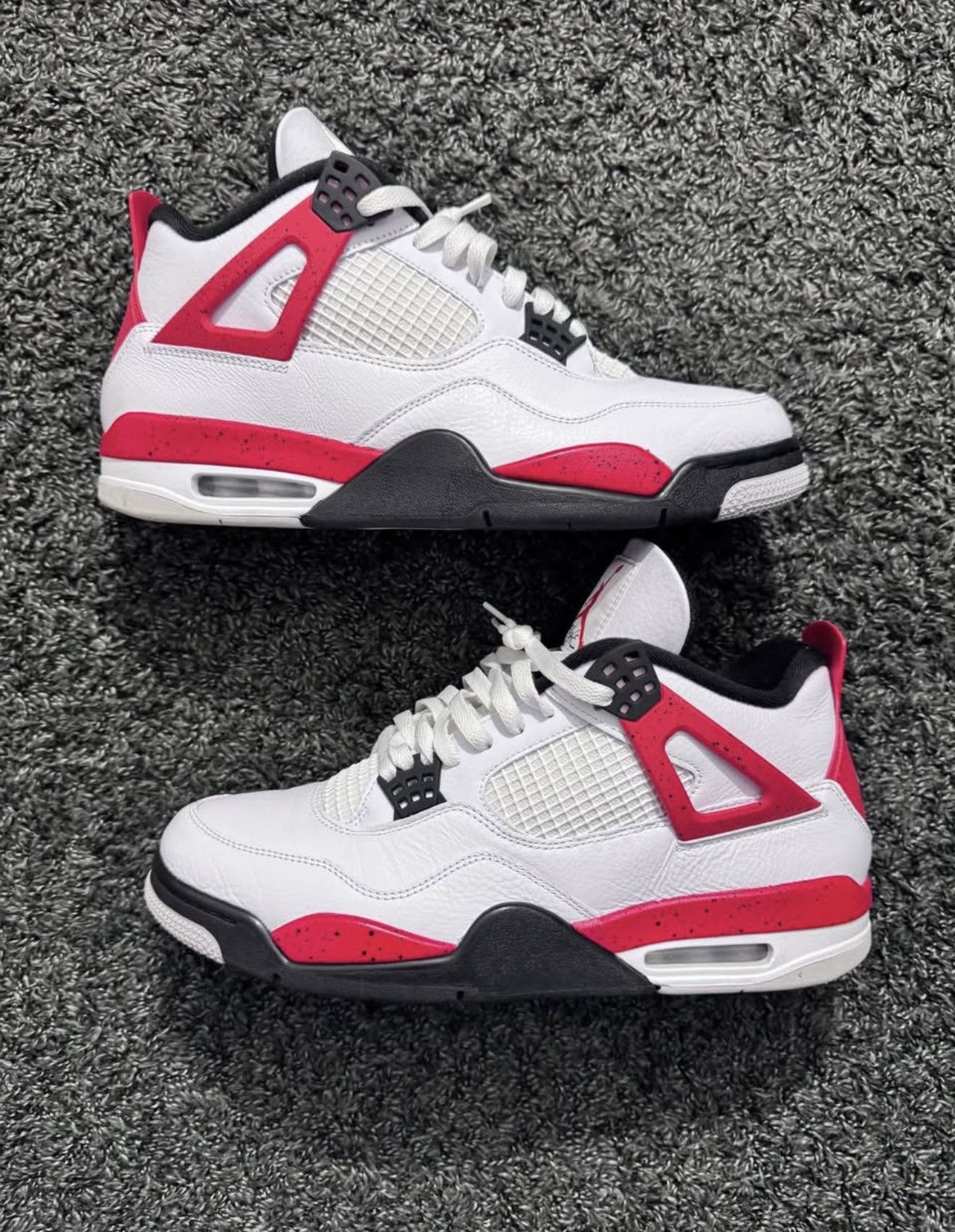Jordan Brand Air Jordan 4 Red Cement Size US 12 / EU 45 - 4 Thumbnail
