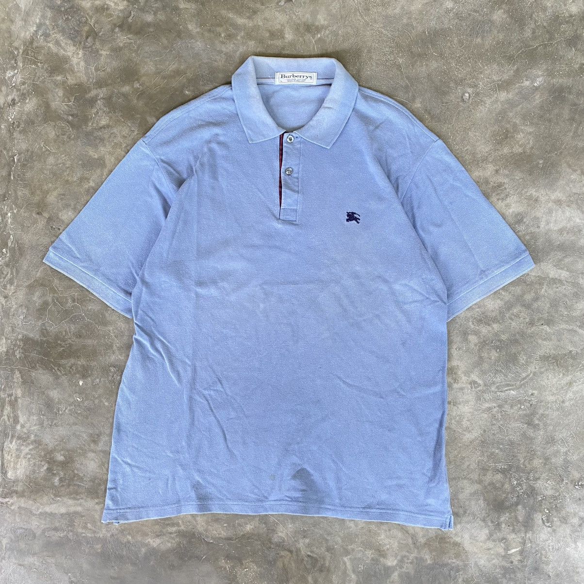Burberry 1990s Burberrys Polos Shirt Size US L / EU 52-54 / 3 - 1 Thumbnail